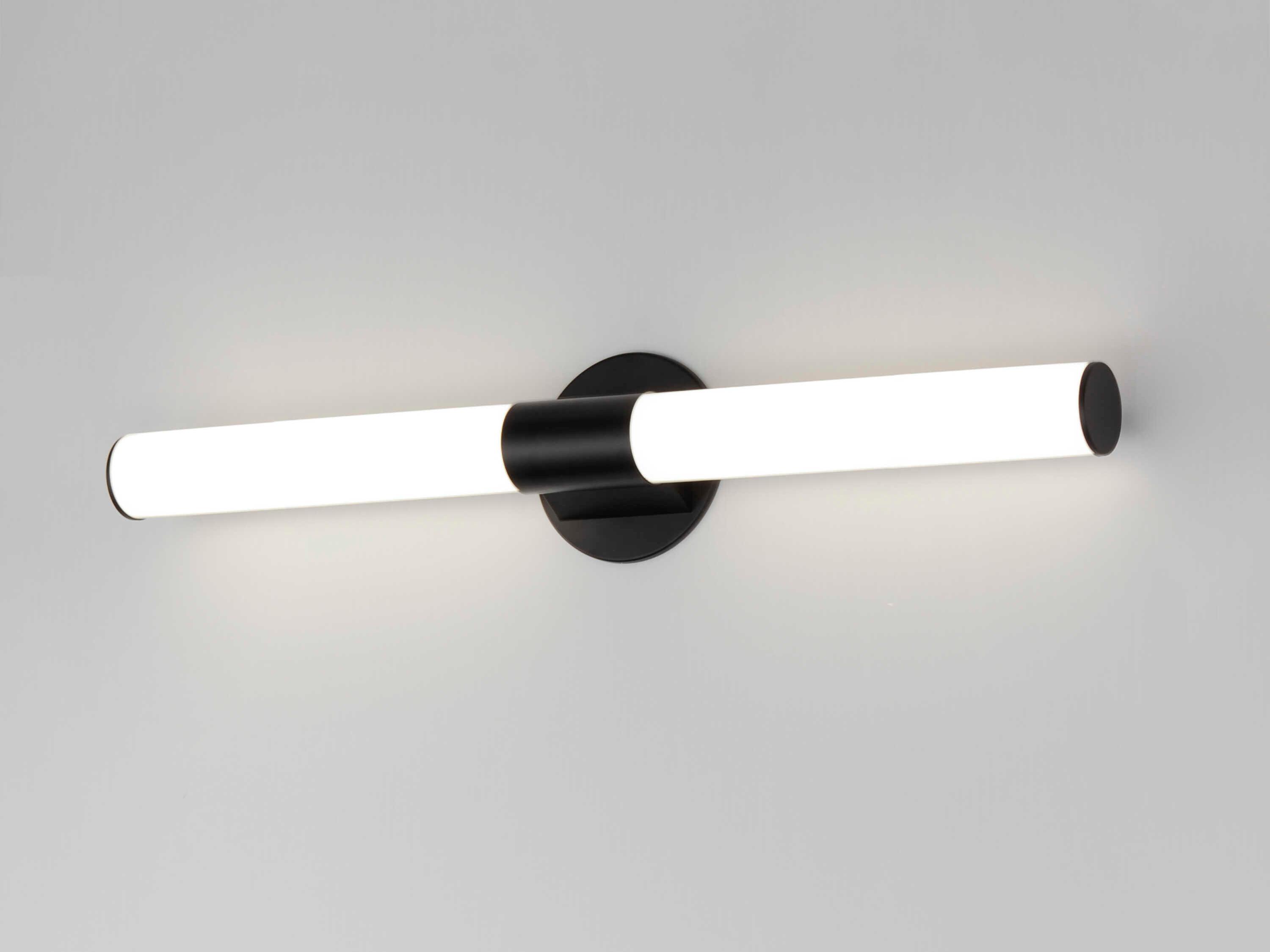 Maxim Lighting Tubo 1-Light Black Vanity Light