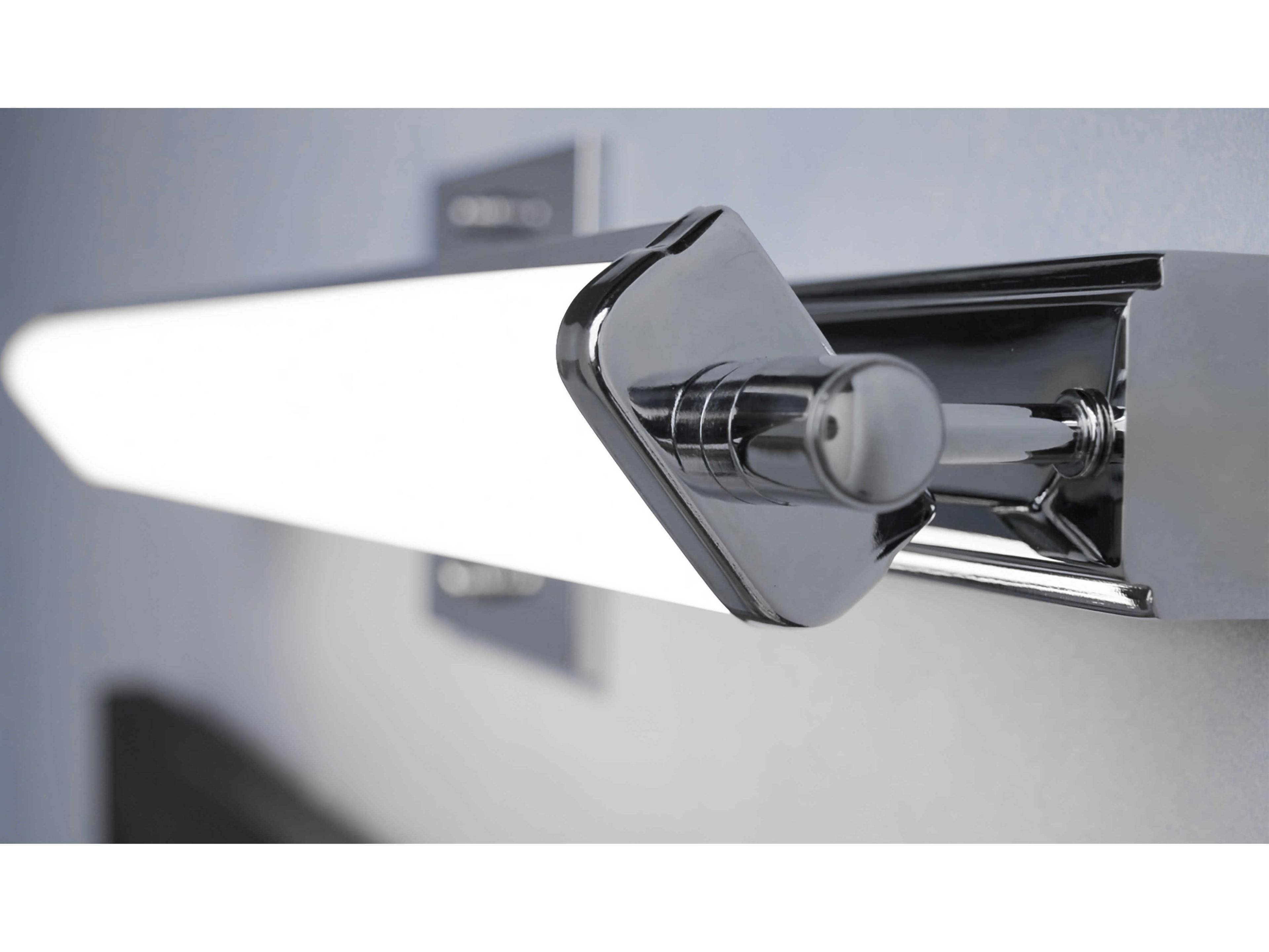 Maxim Lighting Director 1-Light Polished Chrome Glass LED Vanity Light