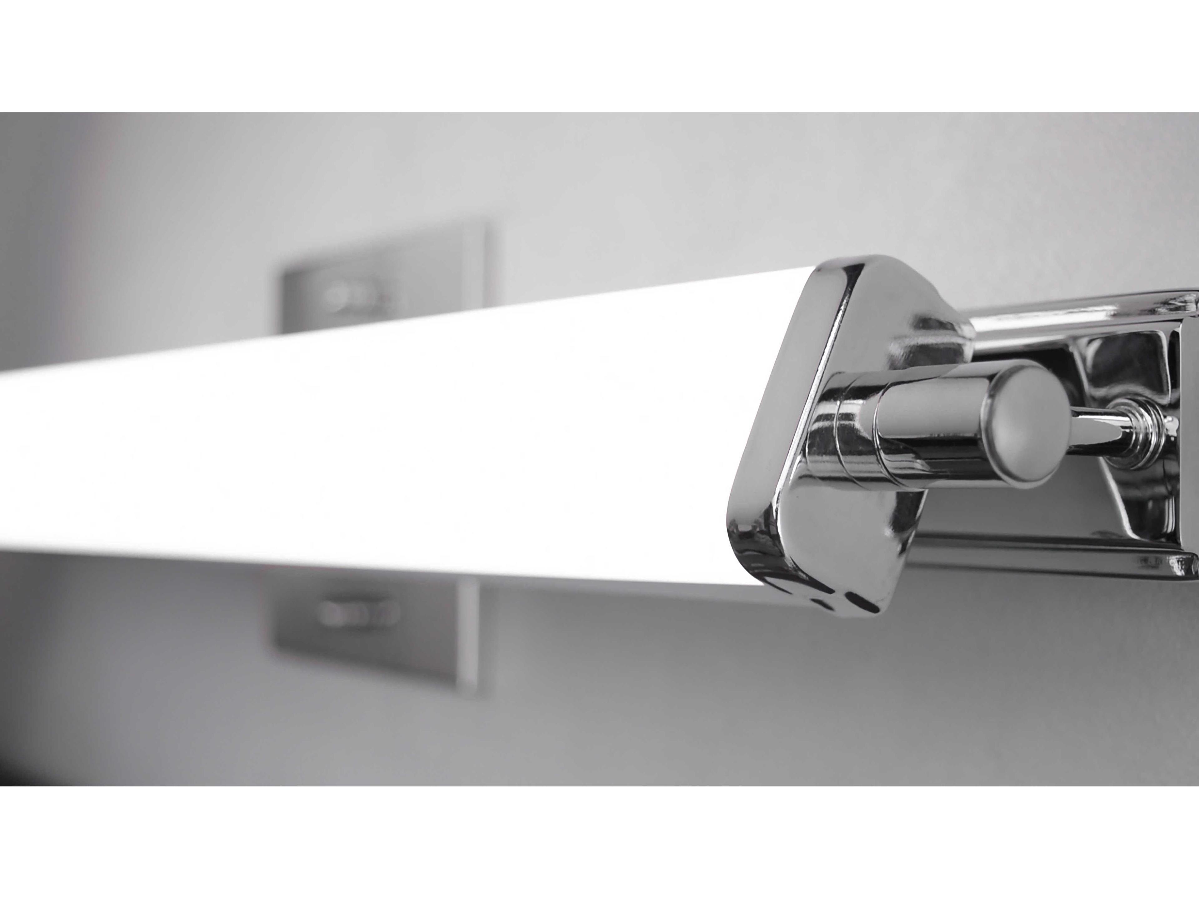 Maxim Lighting Director 1-Light Polished Chrome Glass LED Vanity Light