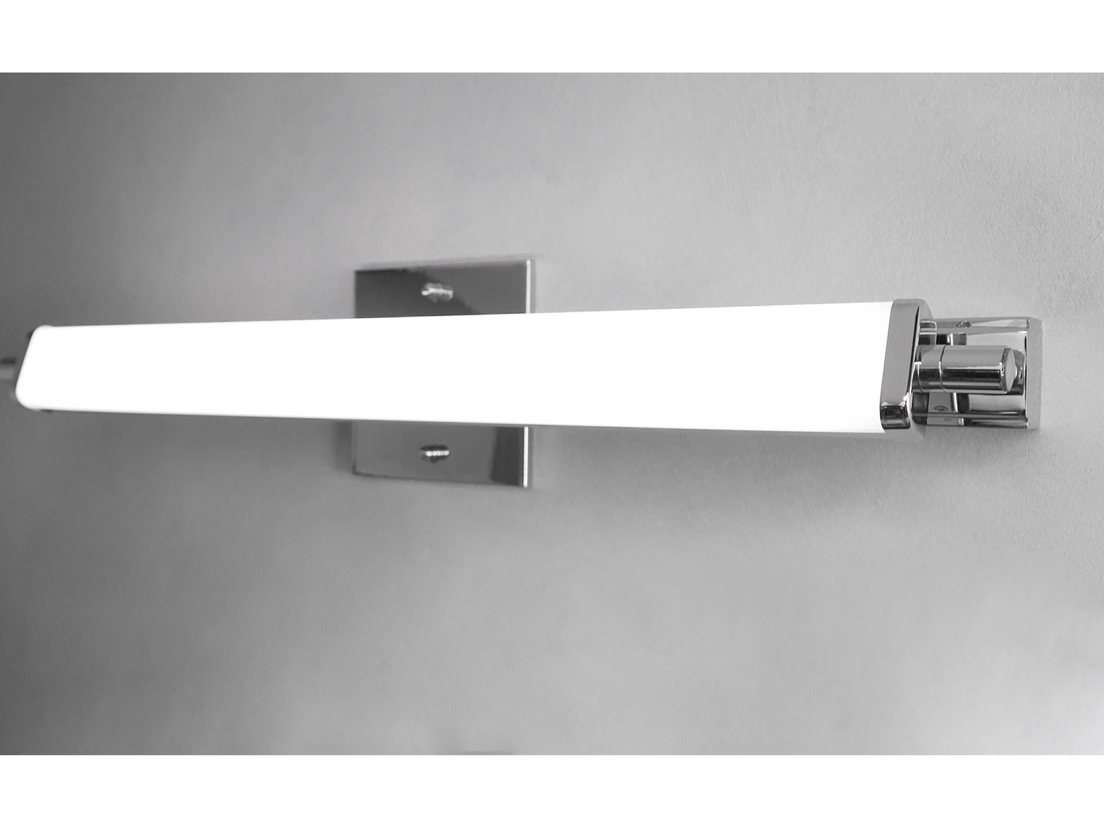 Maxim Lighting Director 1-Light Polished Chrome Glass LED Vanity Light