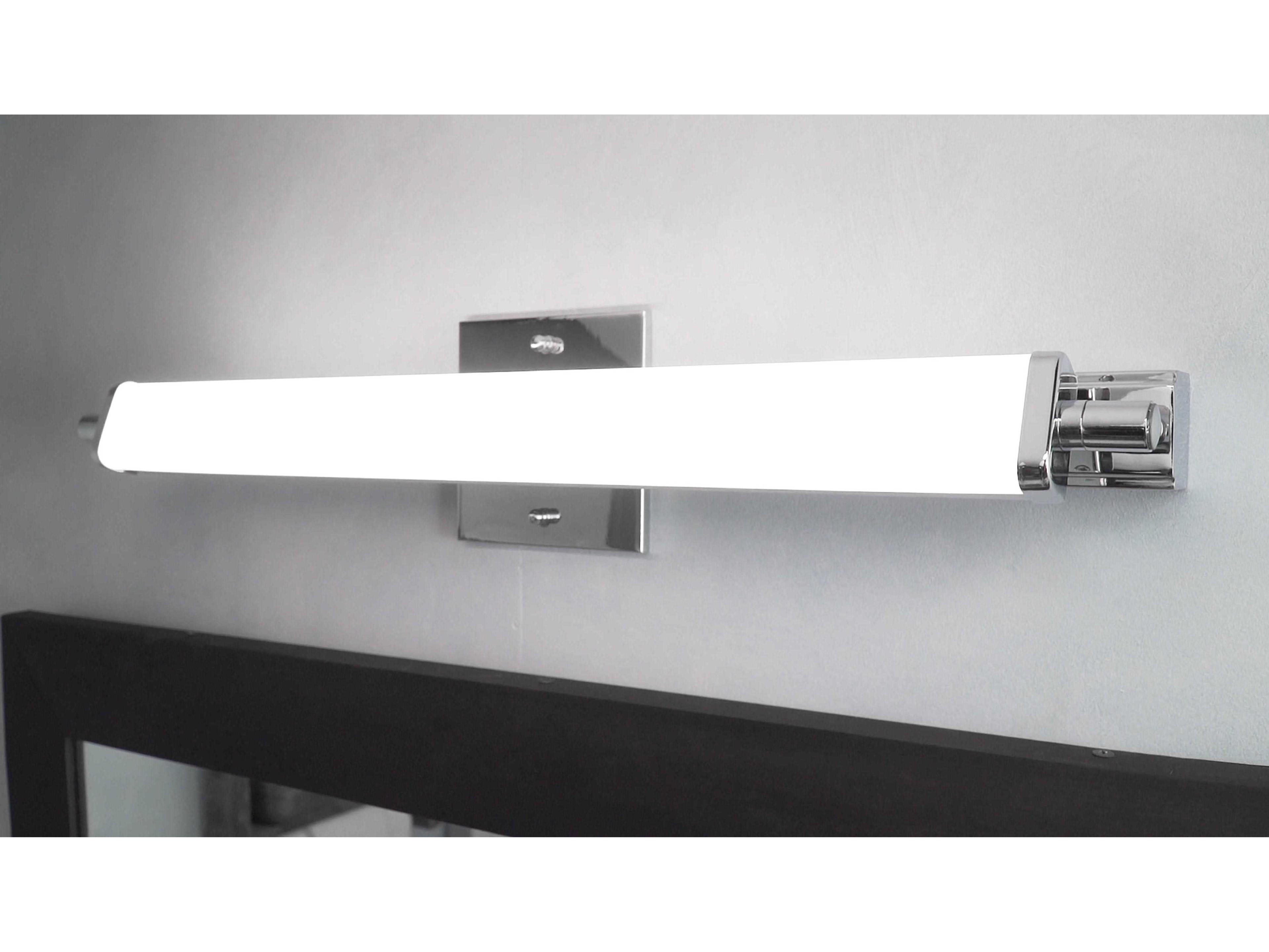 Maxim Lighting Director 1-Light Polished Chrome Glass LED Vanity Light