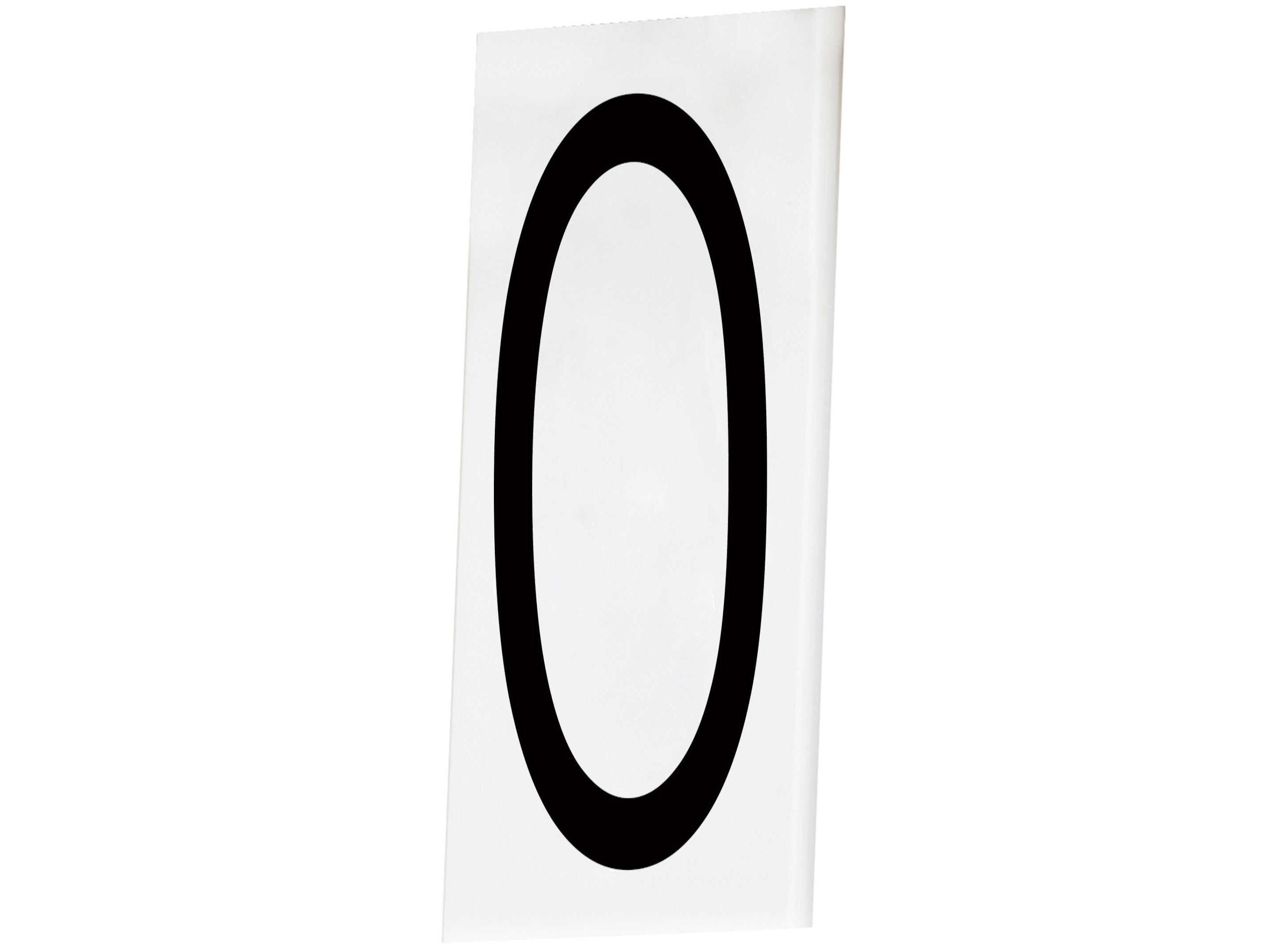 Maxim Lighting Address Singleton House Number-0 Wall Plate