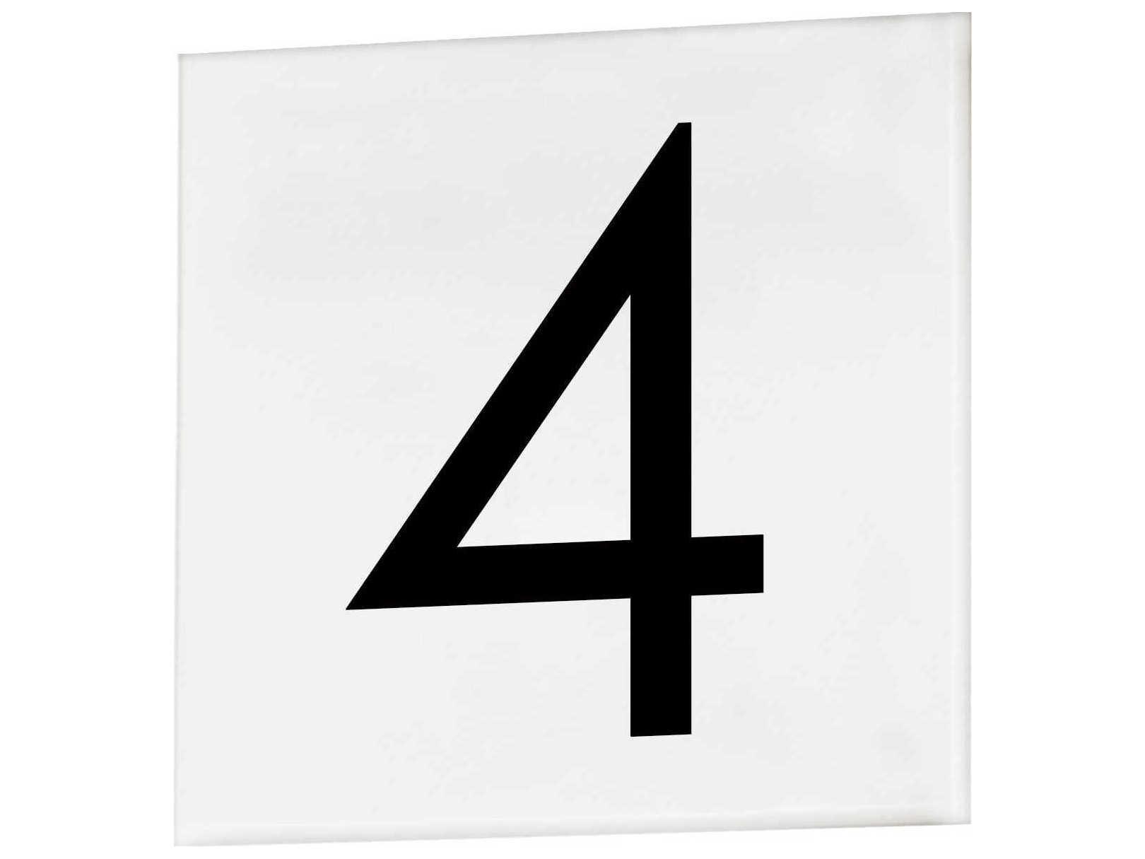 Maxim Lighting Address Sans Serif-4 Square Tile