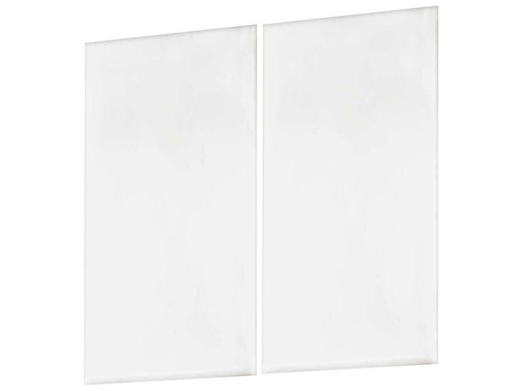 Maxim Lighting Address Half Blank Sans Serif Square Tile Set of 2