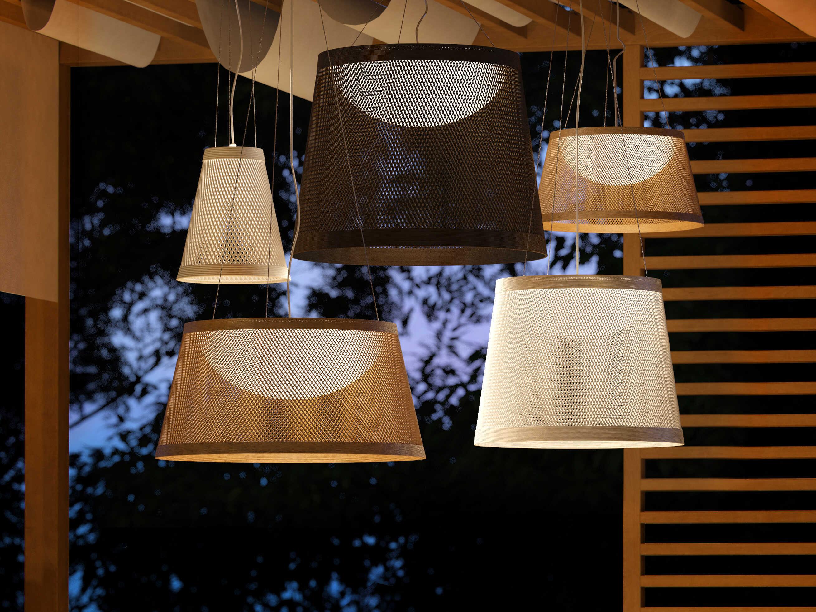 Maxim Lighting Bahama 1-Light Natural Brown LED Empire Pendant