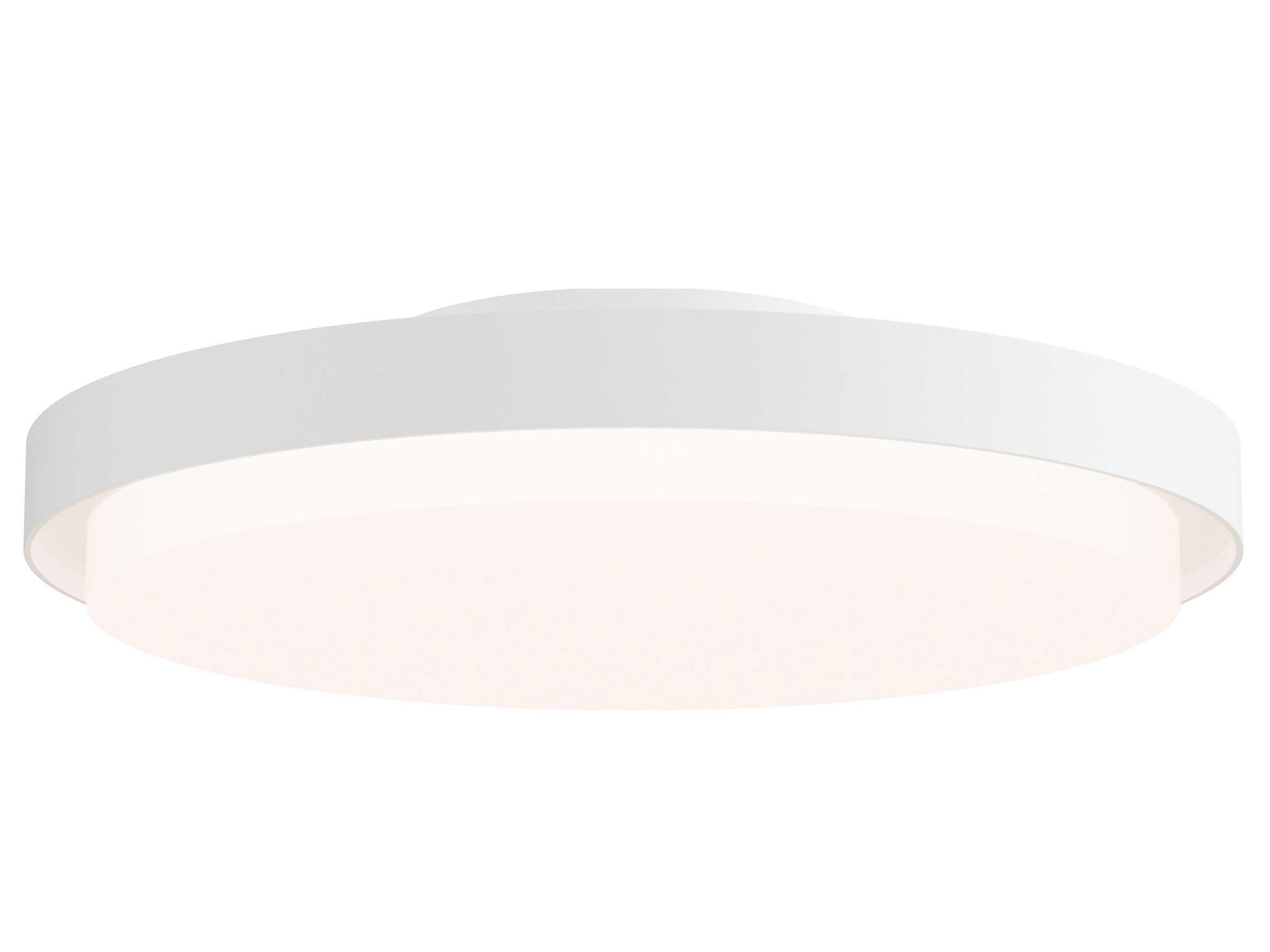 Maxim Lighting Float 1-Light White Round Flush Mount