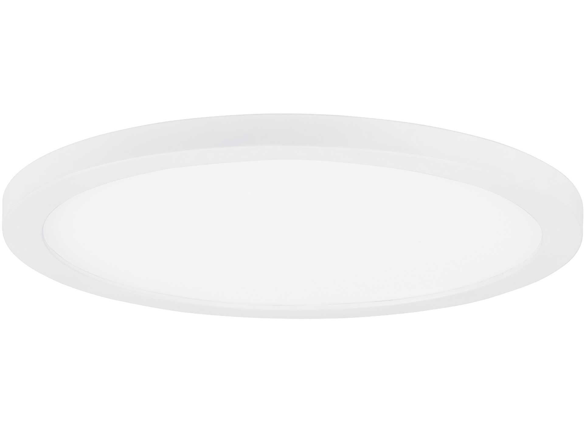 Maxim Lighting Chip 1-Light Silver LED Round Flush Mount