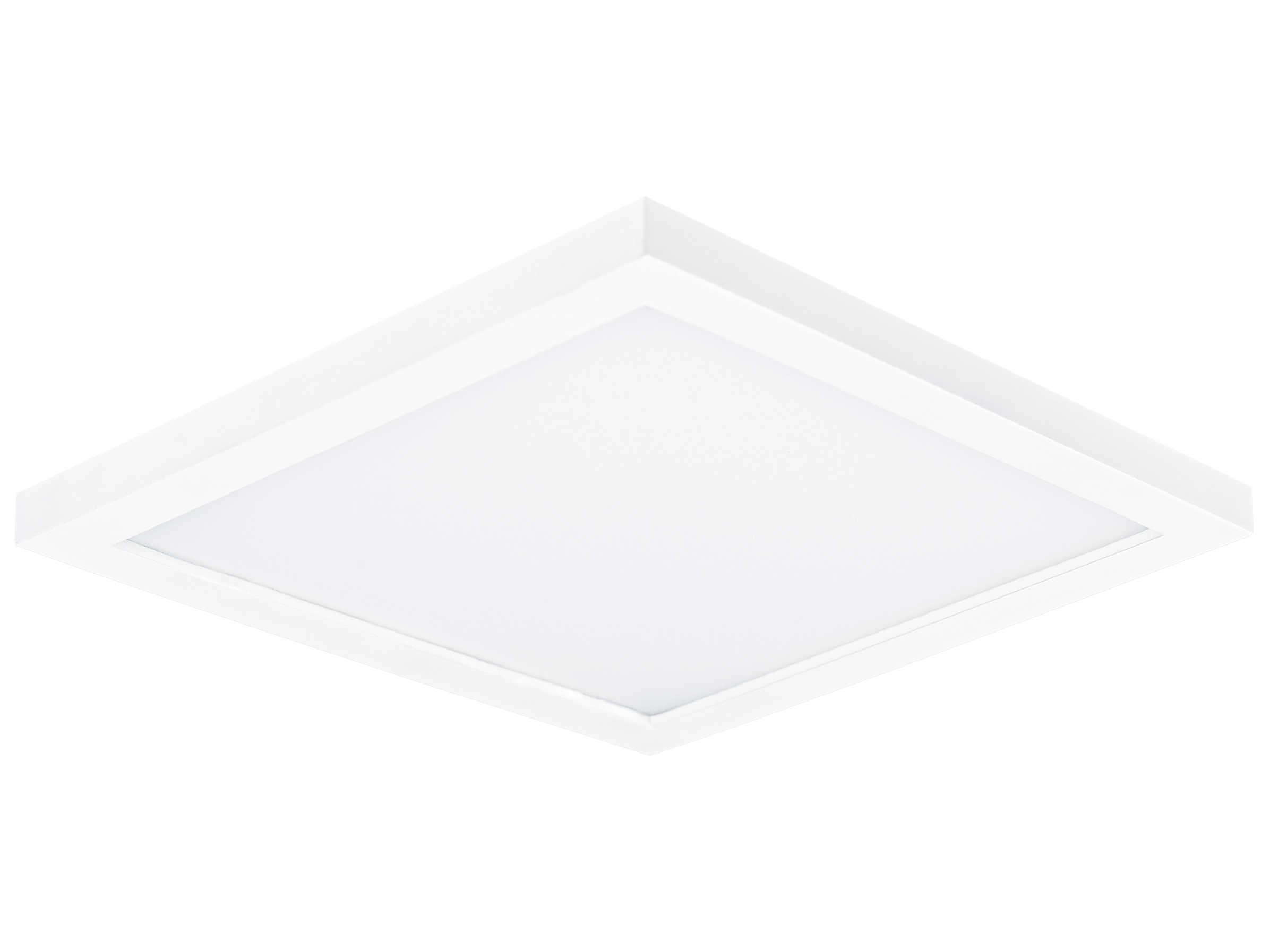 Maxim Lighting Chip 1-Light Silver LED Geometric Flush Mount