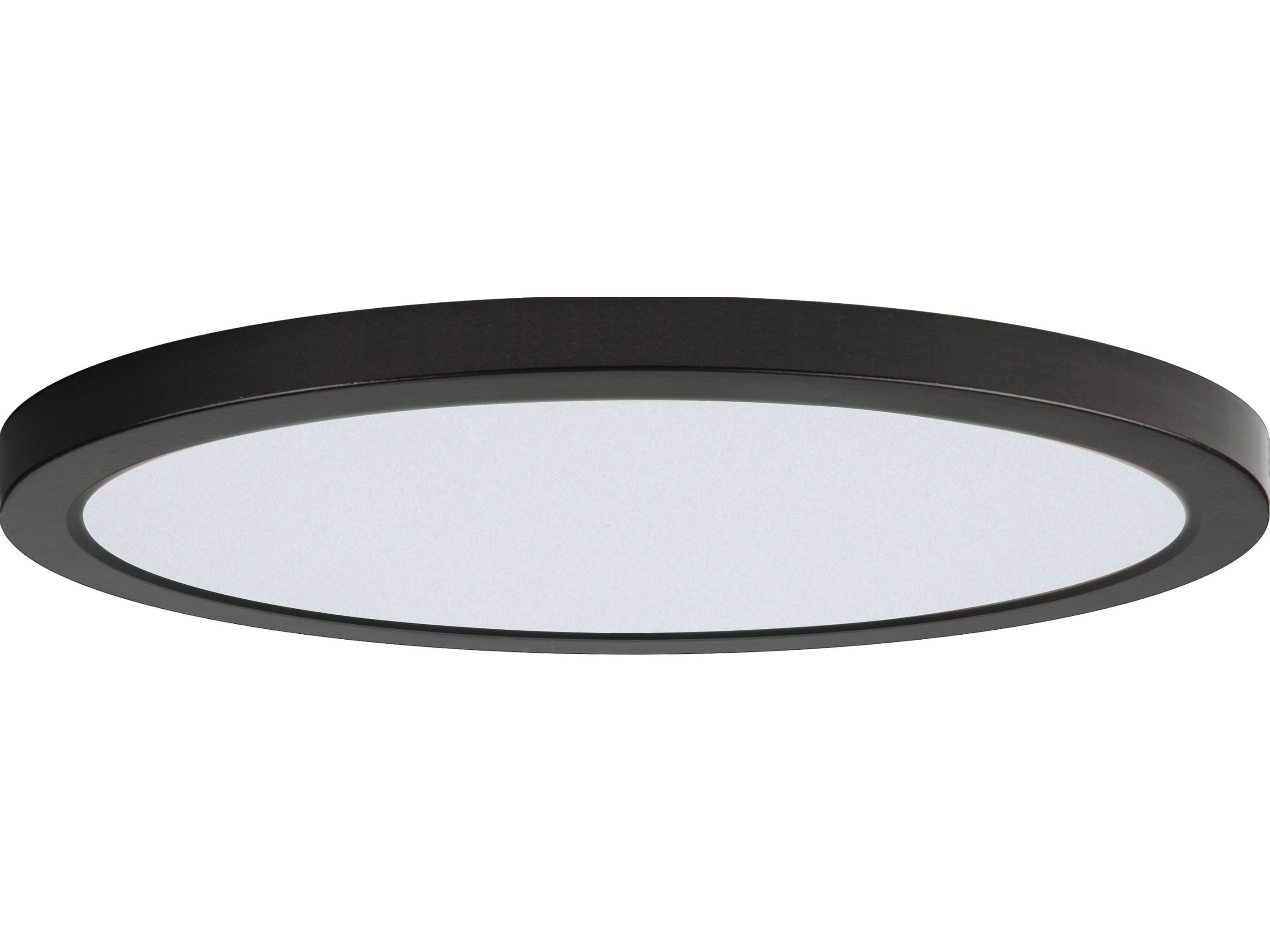 Maxim Lighting Chip 1-Light Black Round Flush Mount