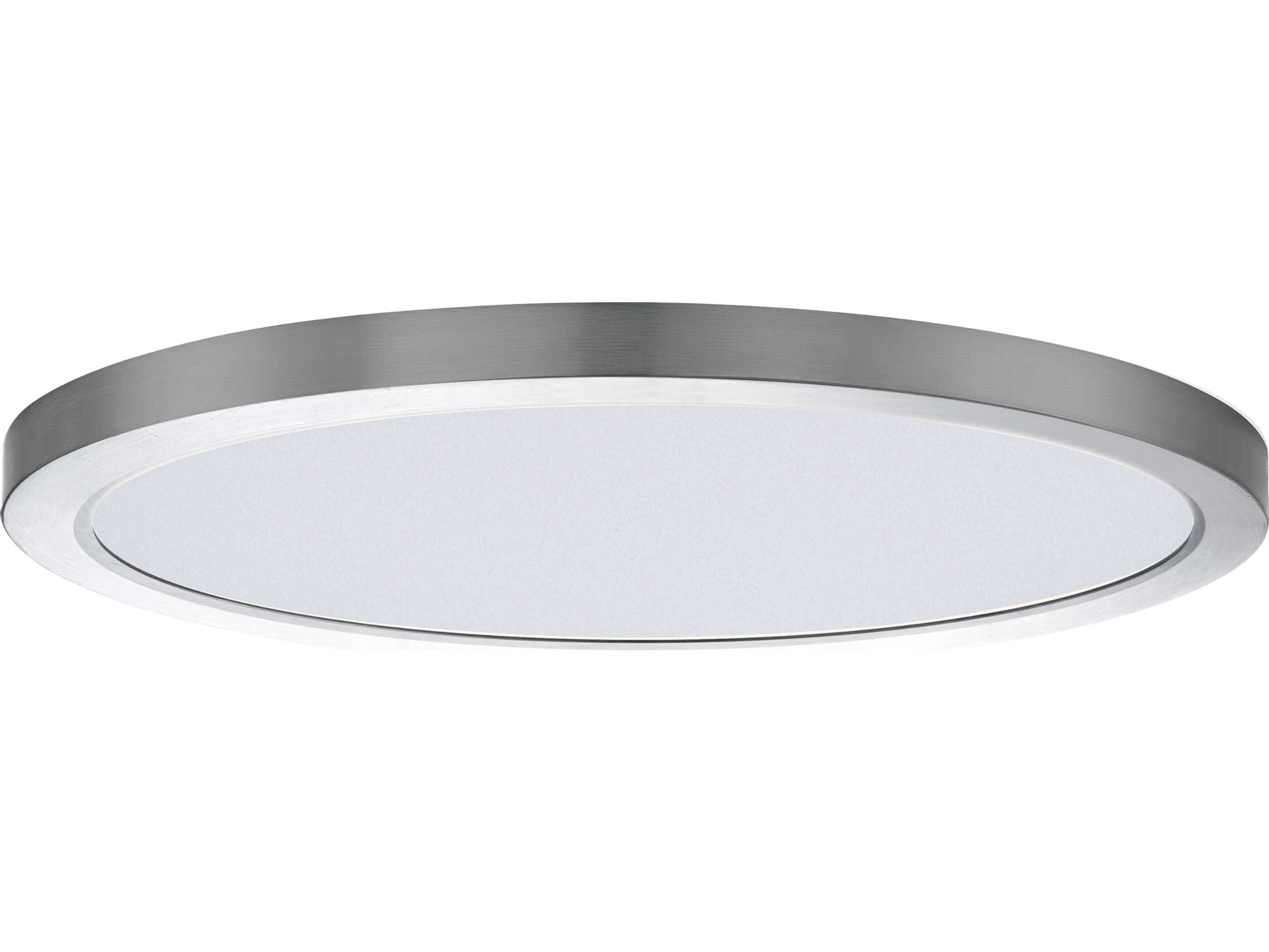 Maxim Lighting Chip 1-Light Satin Nickel Round Flush Mount
