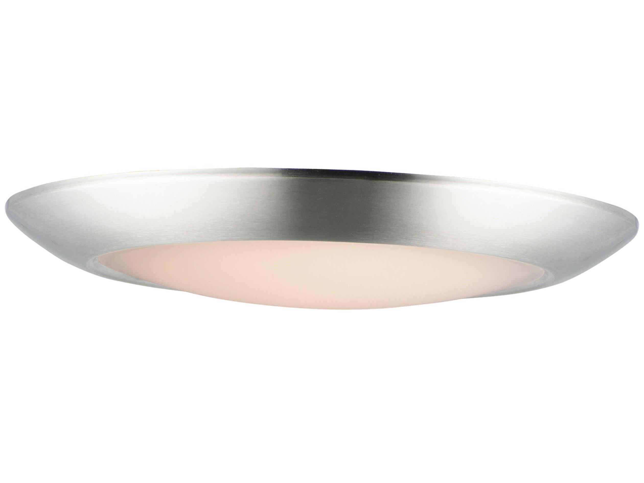 Maxim Lighting Diverse 1-Light Satin Nickel LED Round Flush Mount