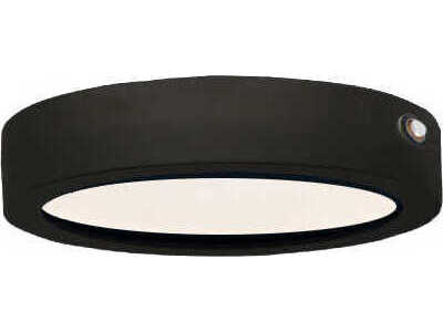 Maxim Lighting Wafer 1-Light Black Round Flush Mount