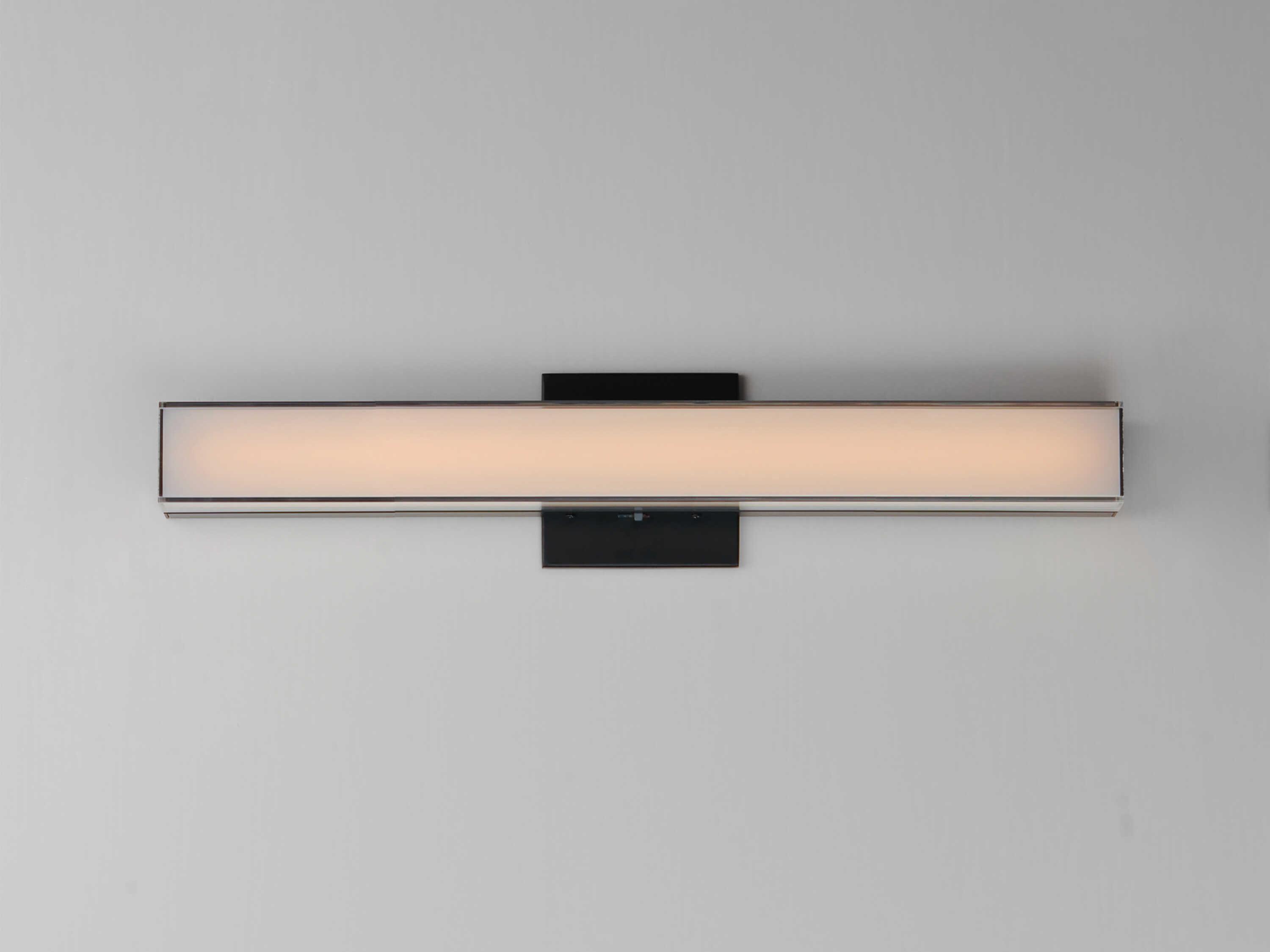 Maxim Lighting Edge 1-Light Black Vanity Light