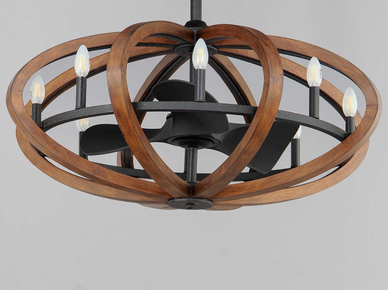 Maxim Lighting Bodega Bay 8-Light 36" LED Ceiling Fan