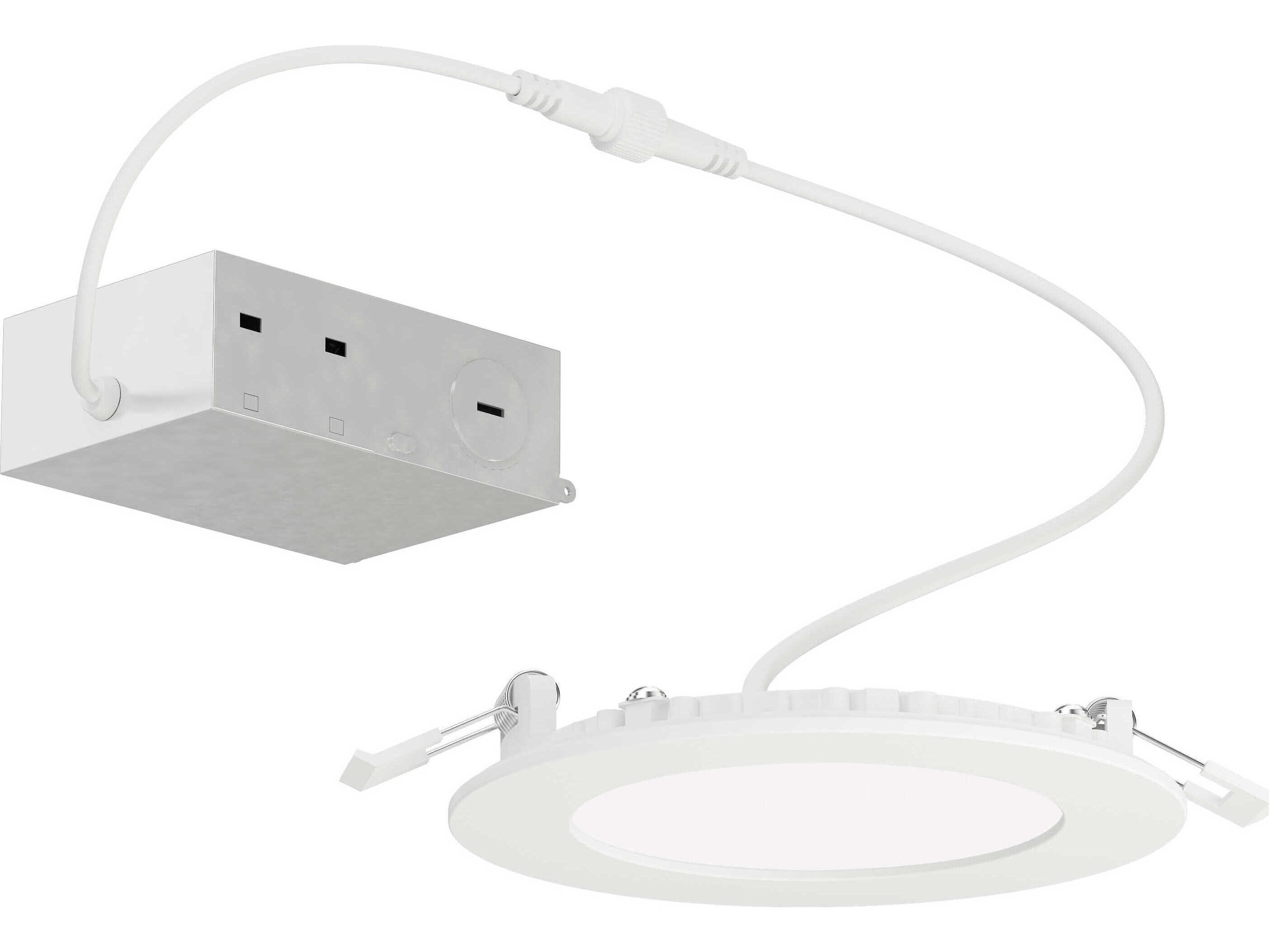 Maxim Lighting Slim 1-Light White Round Recessed Light