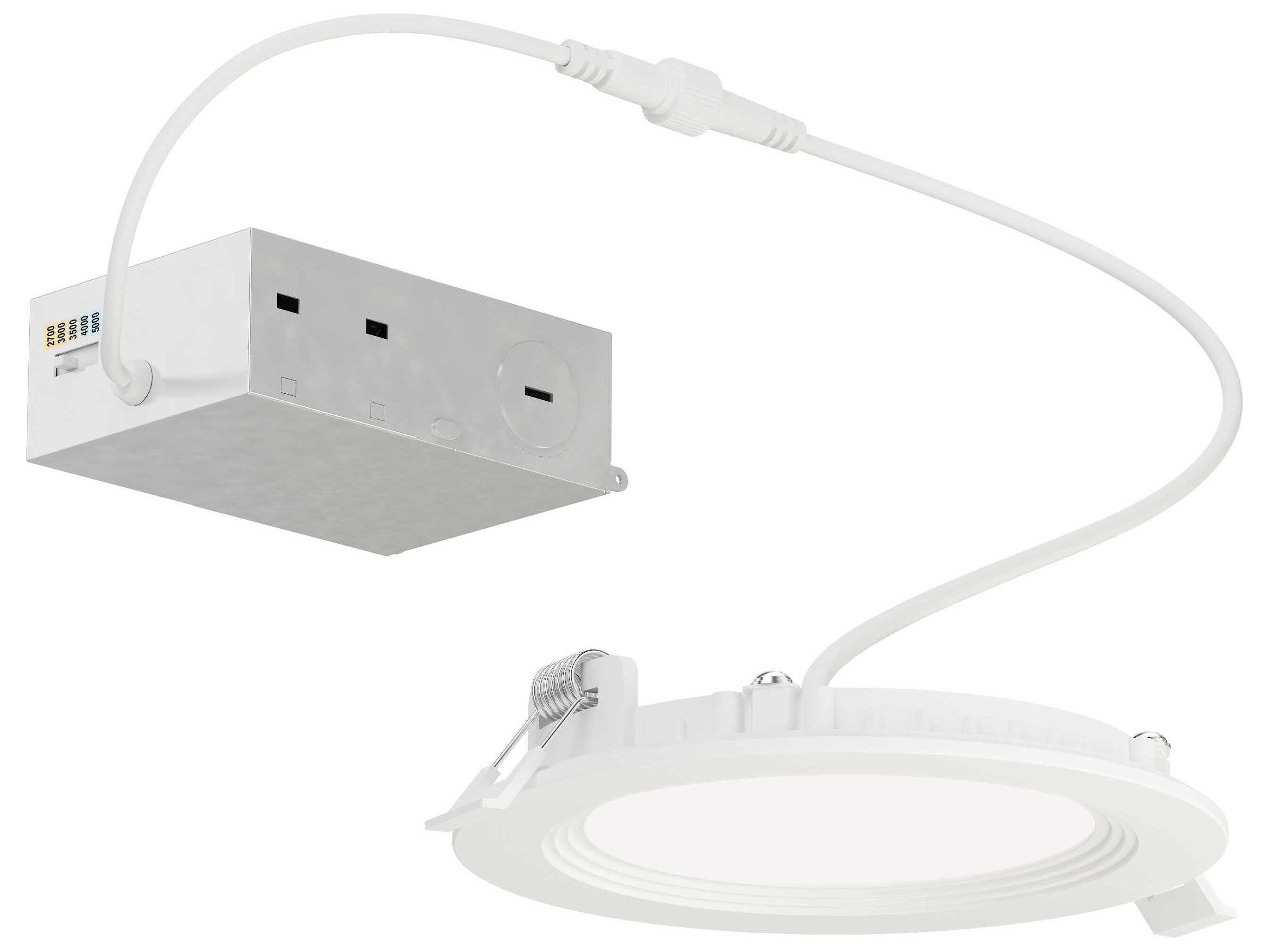 Maxim Lighting Slim Baffle 1-Light White Round Recessed Light