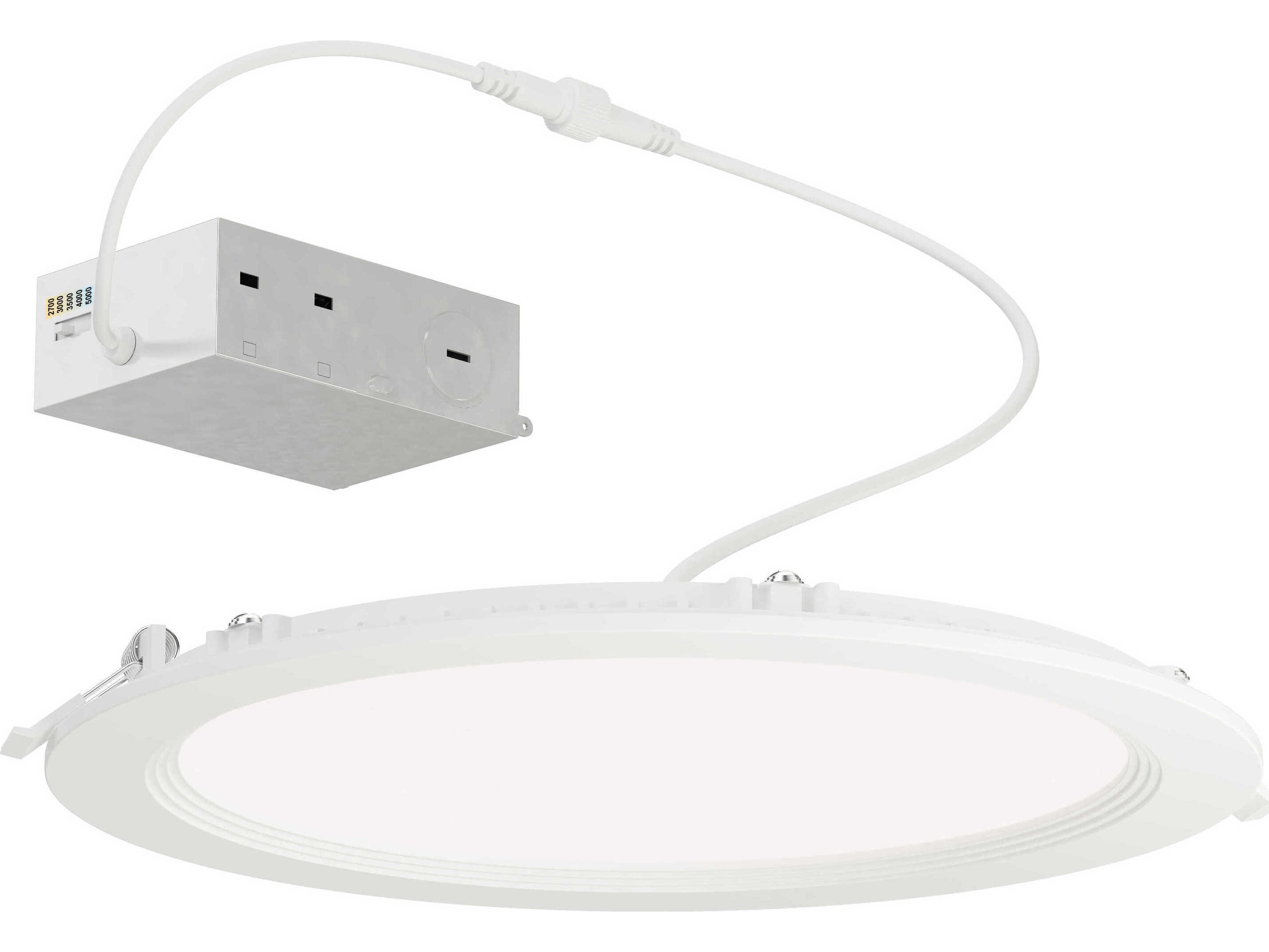 Maxim Lighting Slim Baffle 1-Light White Round Recessed Light