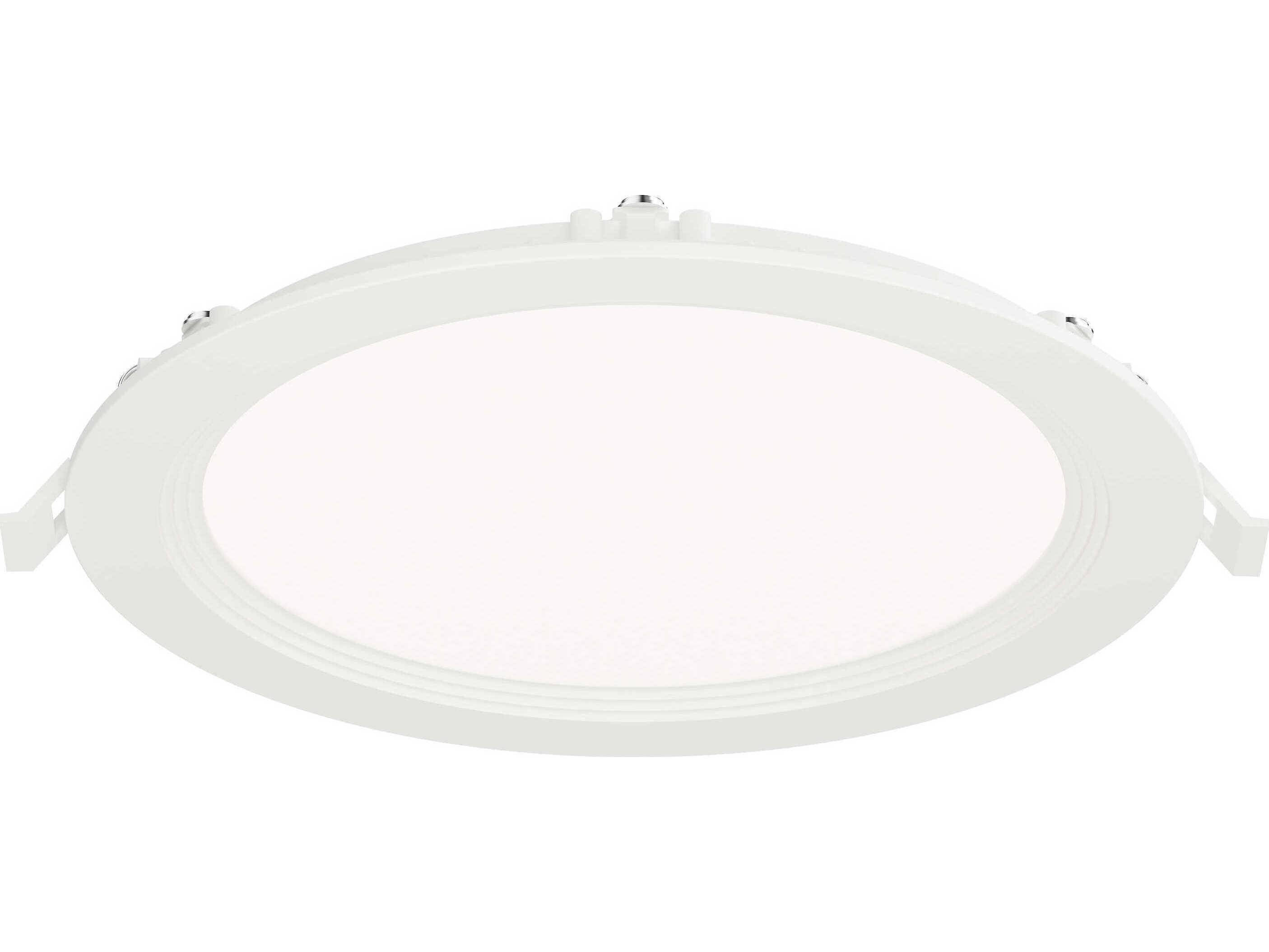 Maxim Lighting Slim Baffle 1-Light White Round Recessed Light