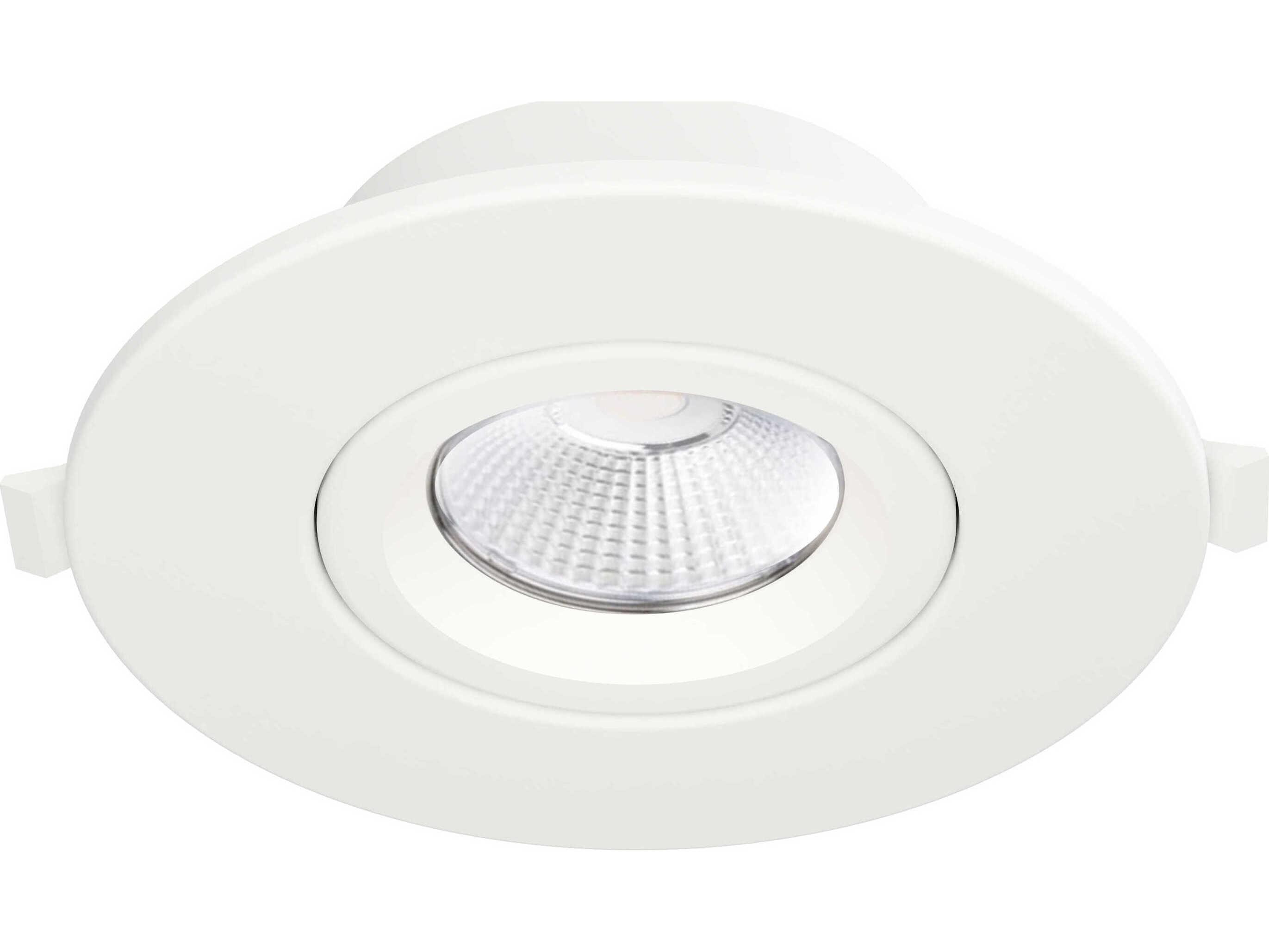 Maxim Lighting Slim Gimbal 1-Light White Round Recessed Light