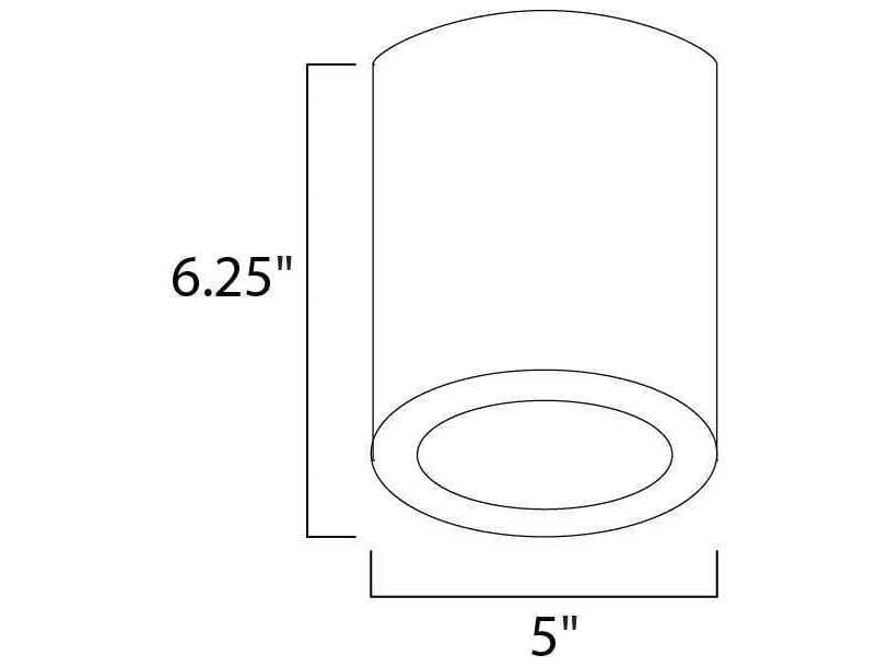 Maxim Lighting Lightray Led 1 - Light Outdoor Ceiling Light