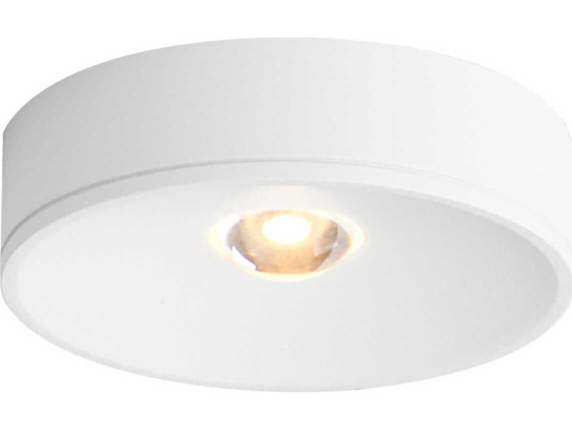 Maxim Lighting Caldera 1-Light White Round Flush Mount
