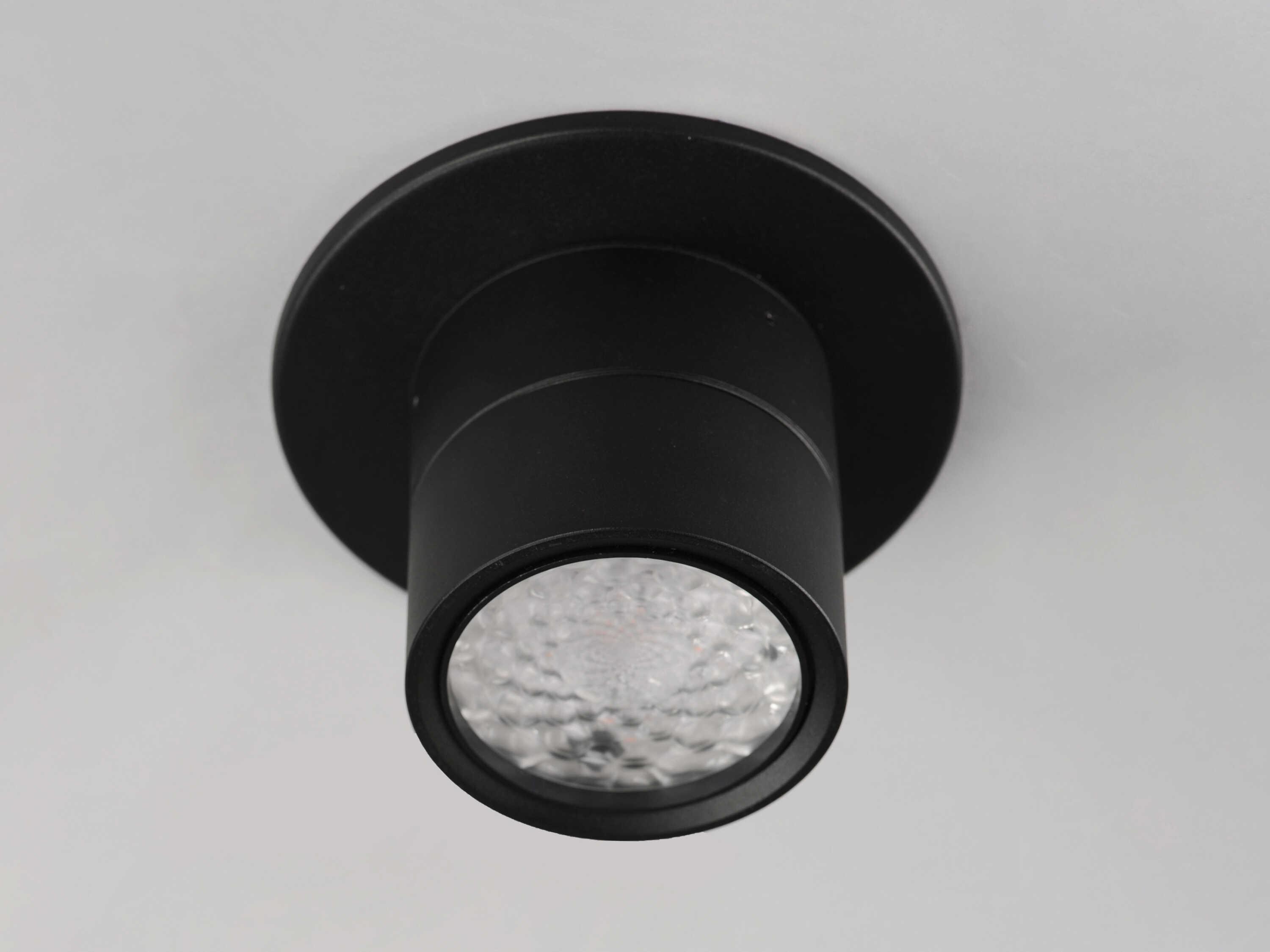 Maxim Lighting Swinger 1-Light Black Flush Mount