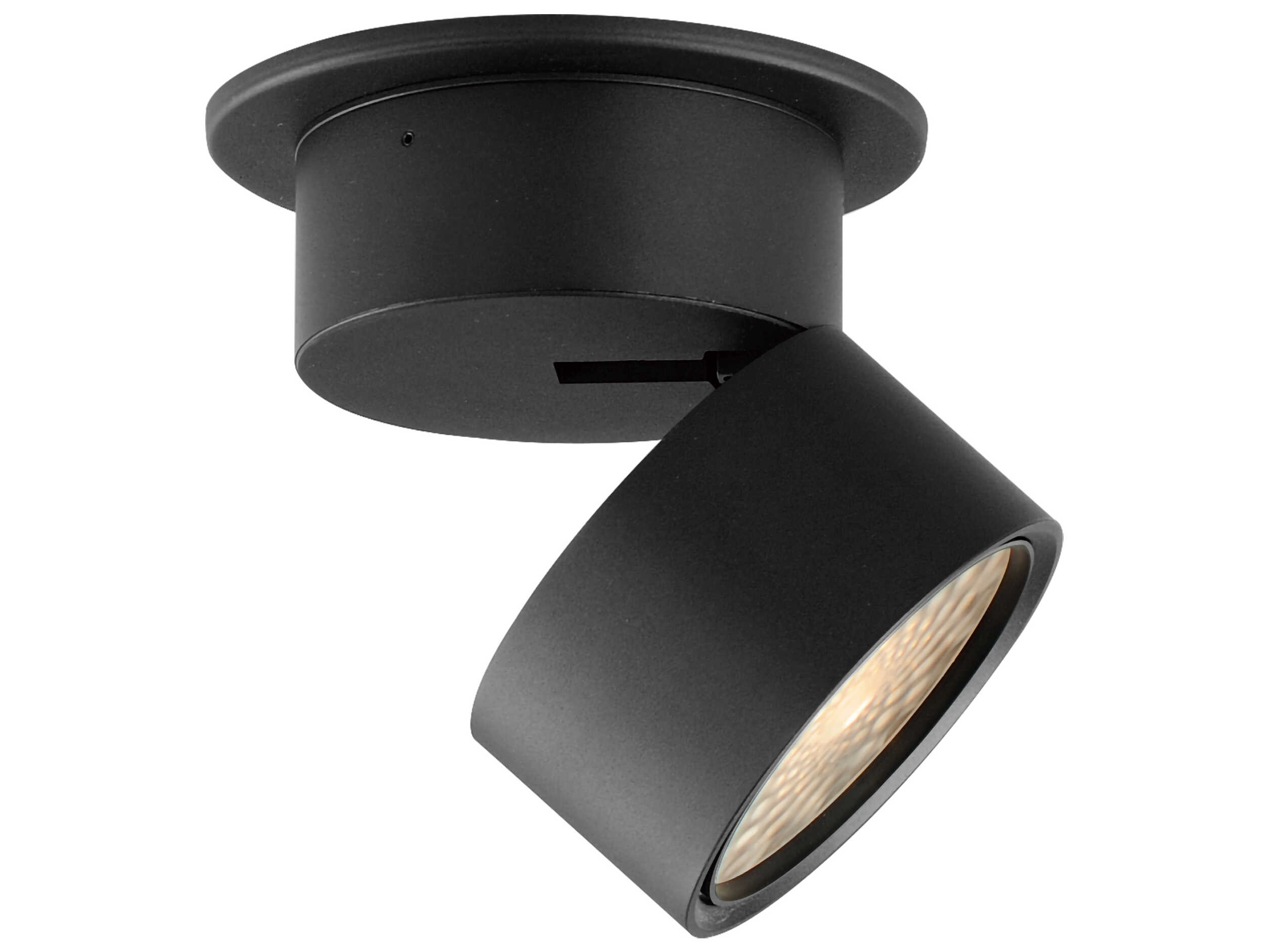 Maxim Lighting Swinger 1-Light Black Flush Mount