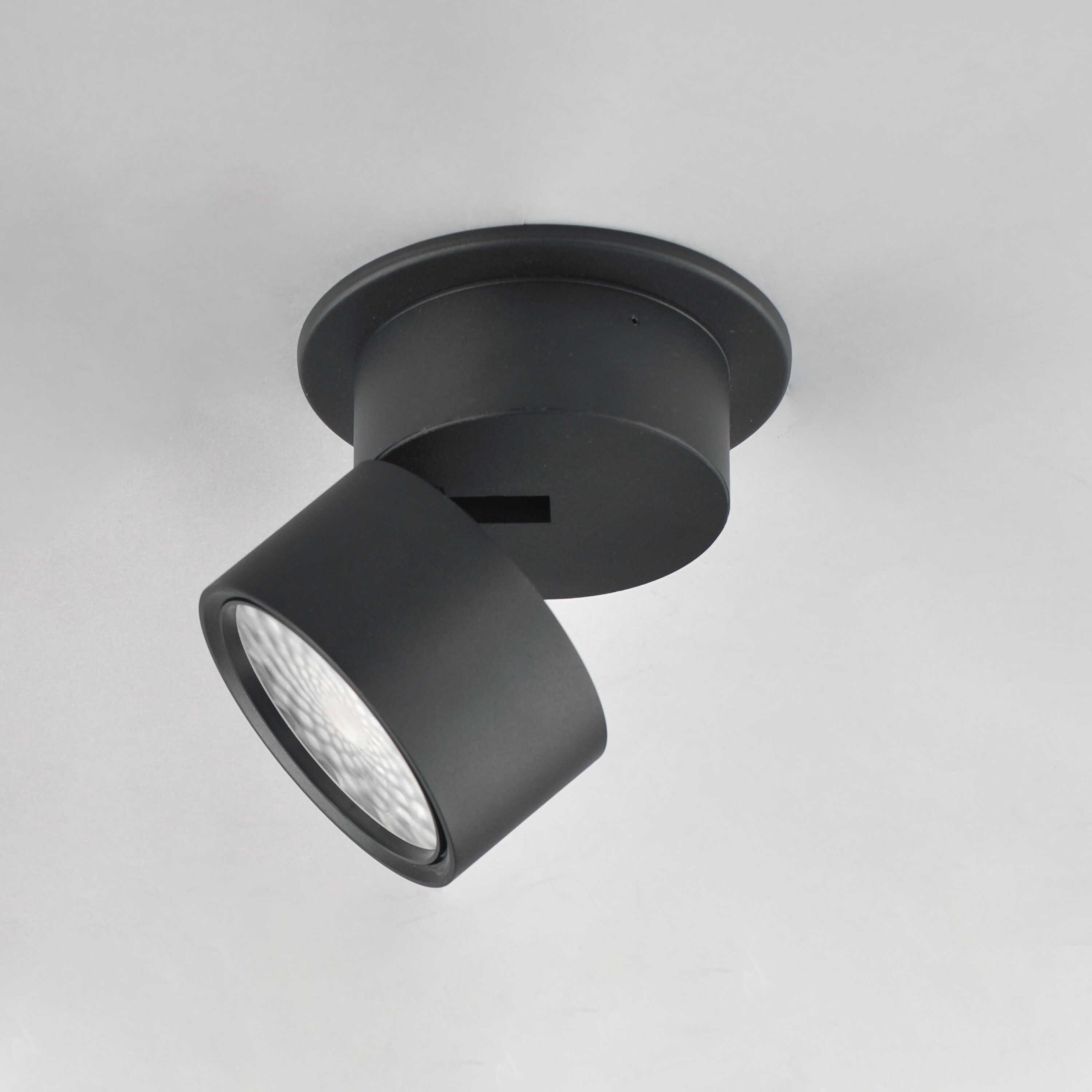 Maxim Lighting Swinger 1-Light Black Flush Mount