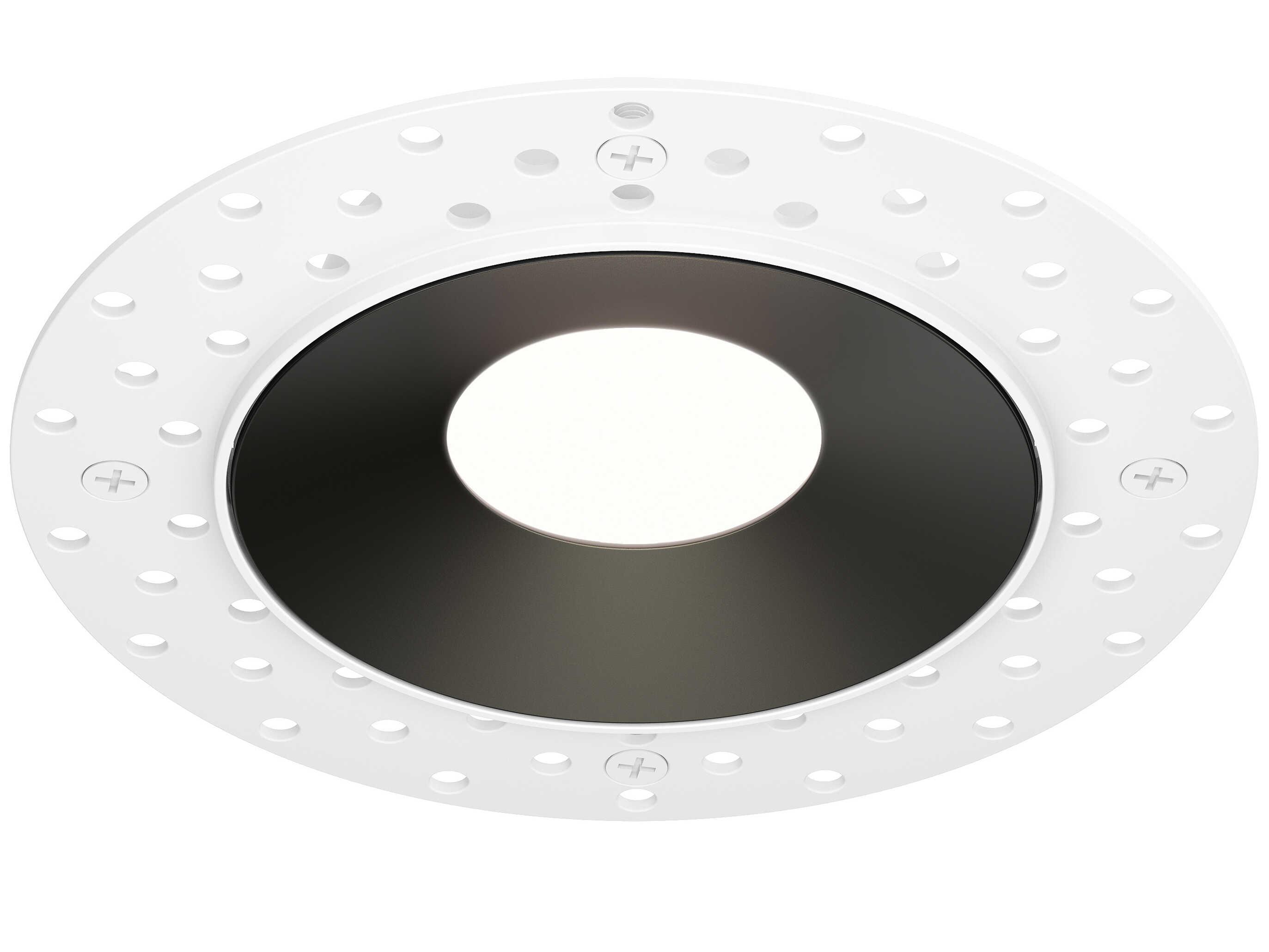 Maxim Lighting Crisp Black Round Under Cabinet Light
