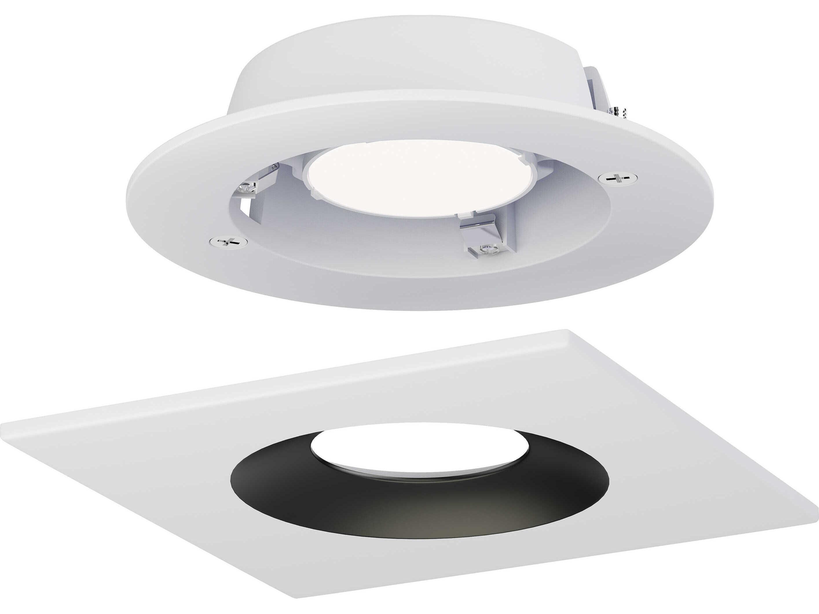 Maxim Lighting Crisp White Black 3000K Recessed Light