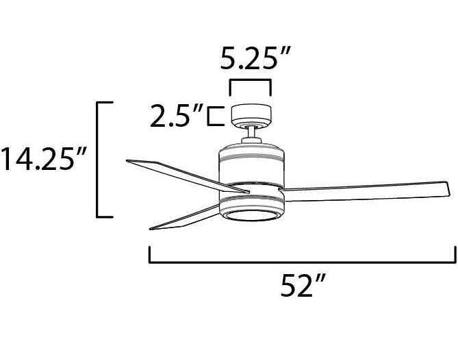Maxim Lighting Tanker 52" 1 - Light Ceiling Fan
