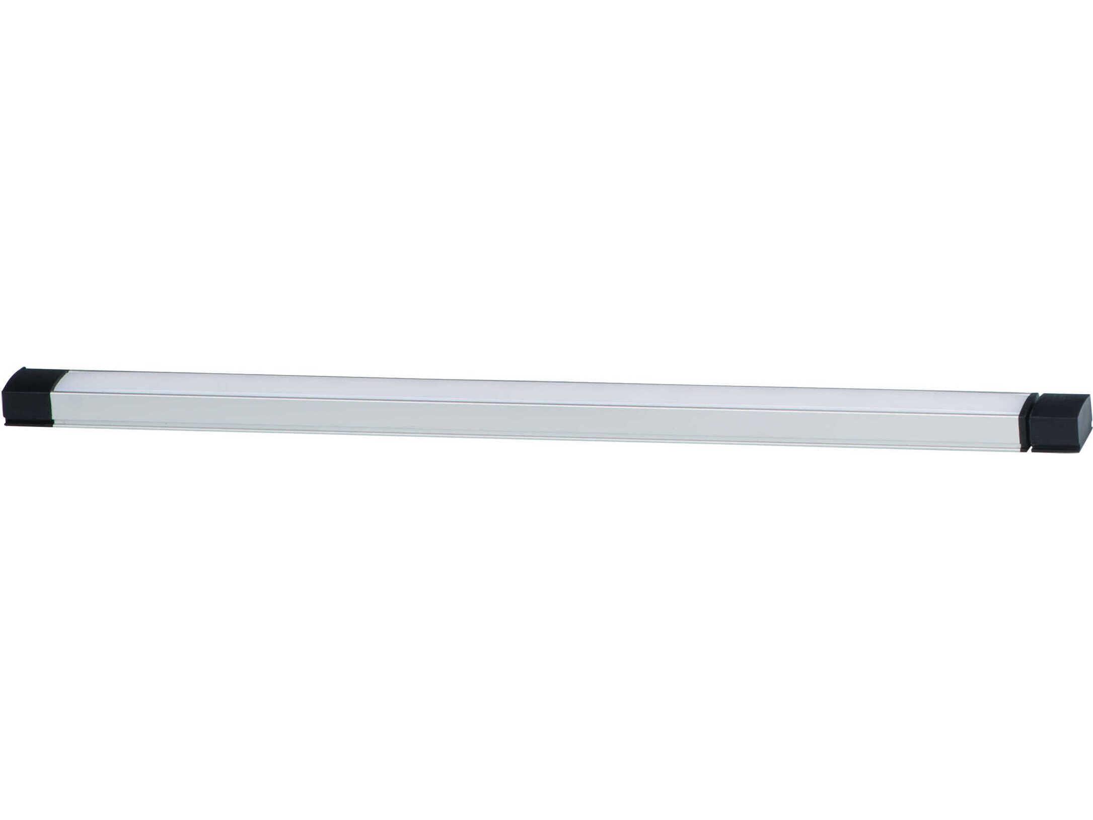 Maxim Lighting Countermax Brushed Aluminum 3000K Silver LED Linear Under Cabinet Light