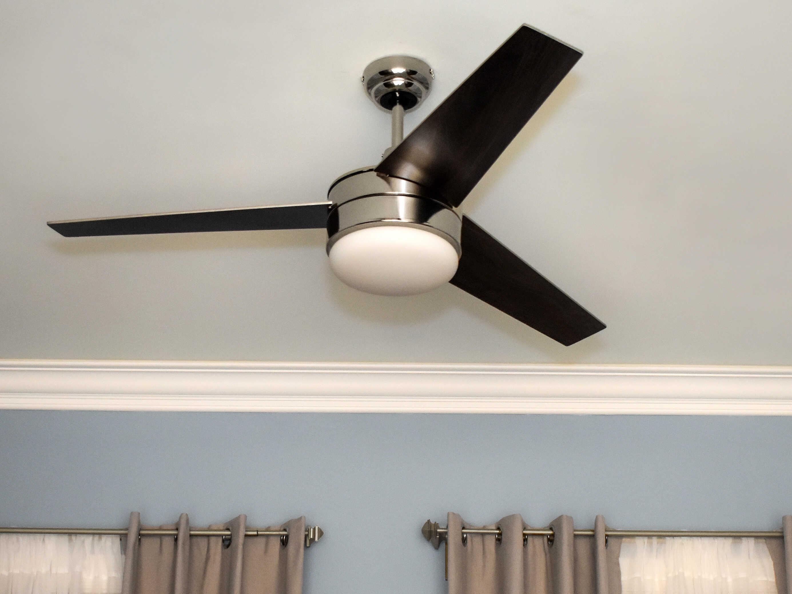 Maxim Lighting Basic-max Satin Nickel 1 - Light 52" Ceiling Fan