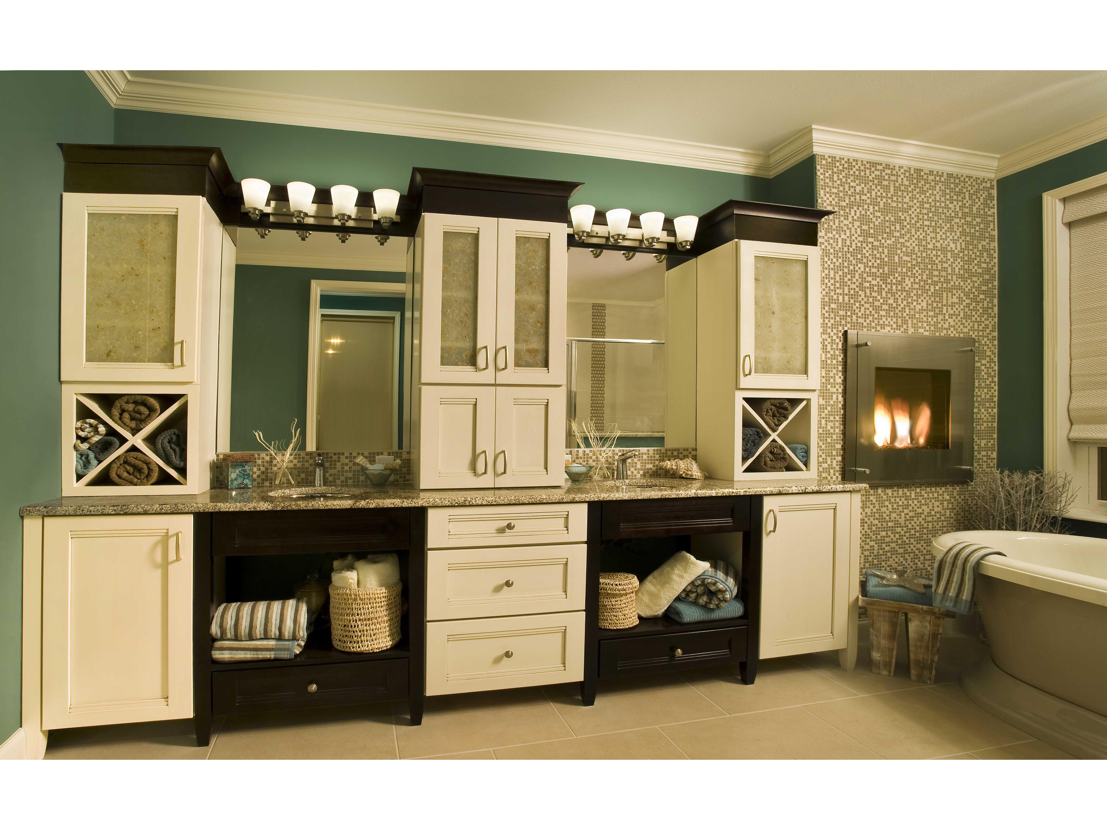 Maxim Lighting Conical 4-Light Satin Nickel Glass Vanity Light