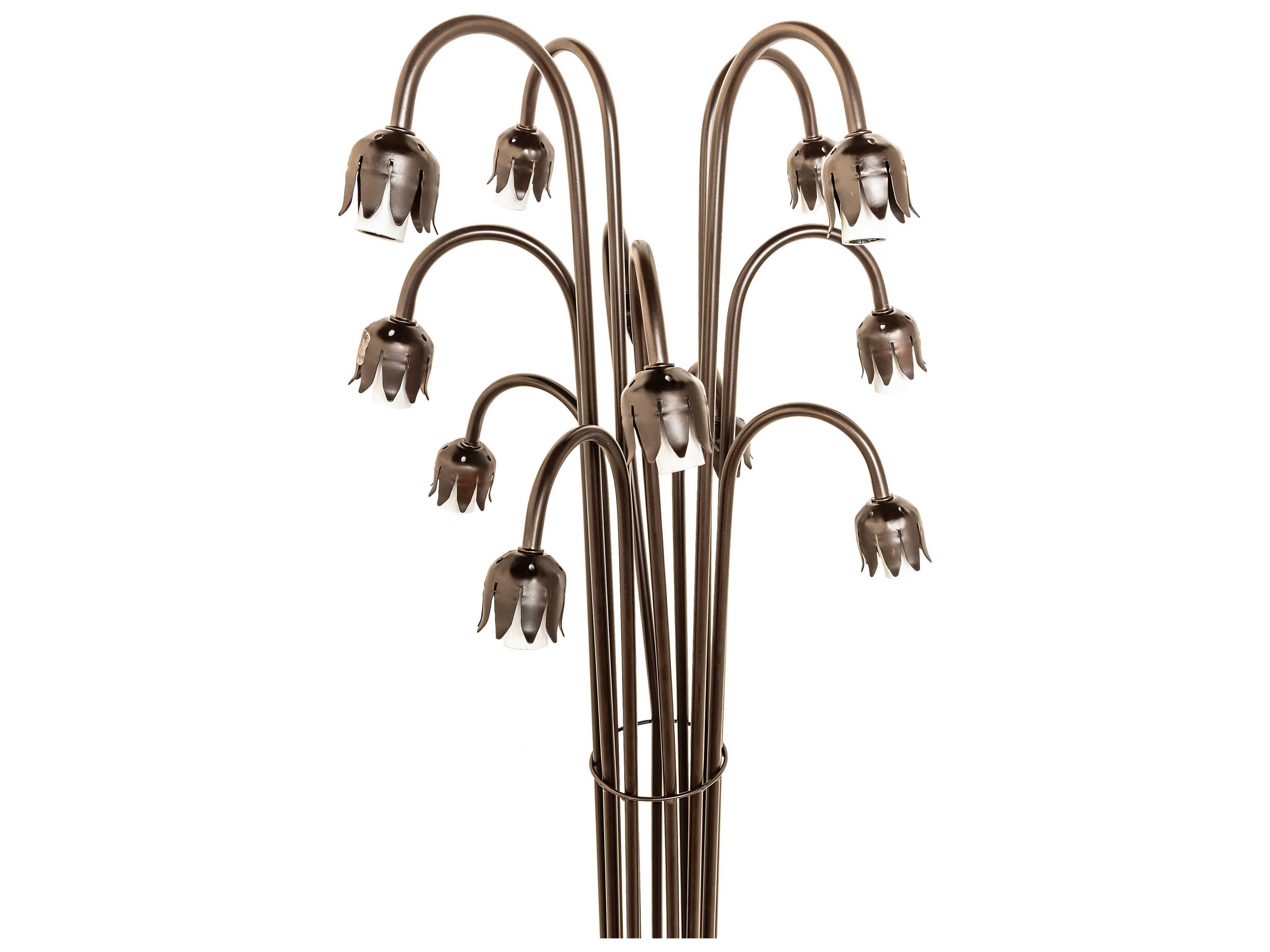 Meyda Pond Lily 12 - Light Floor Lamp Base