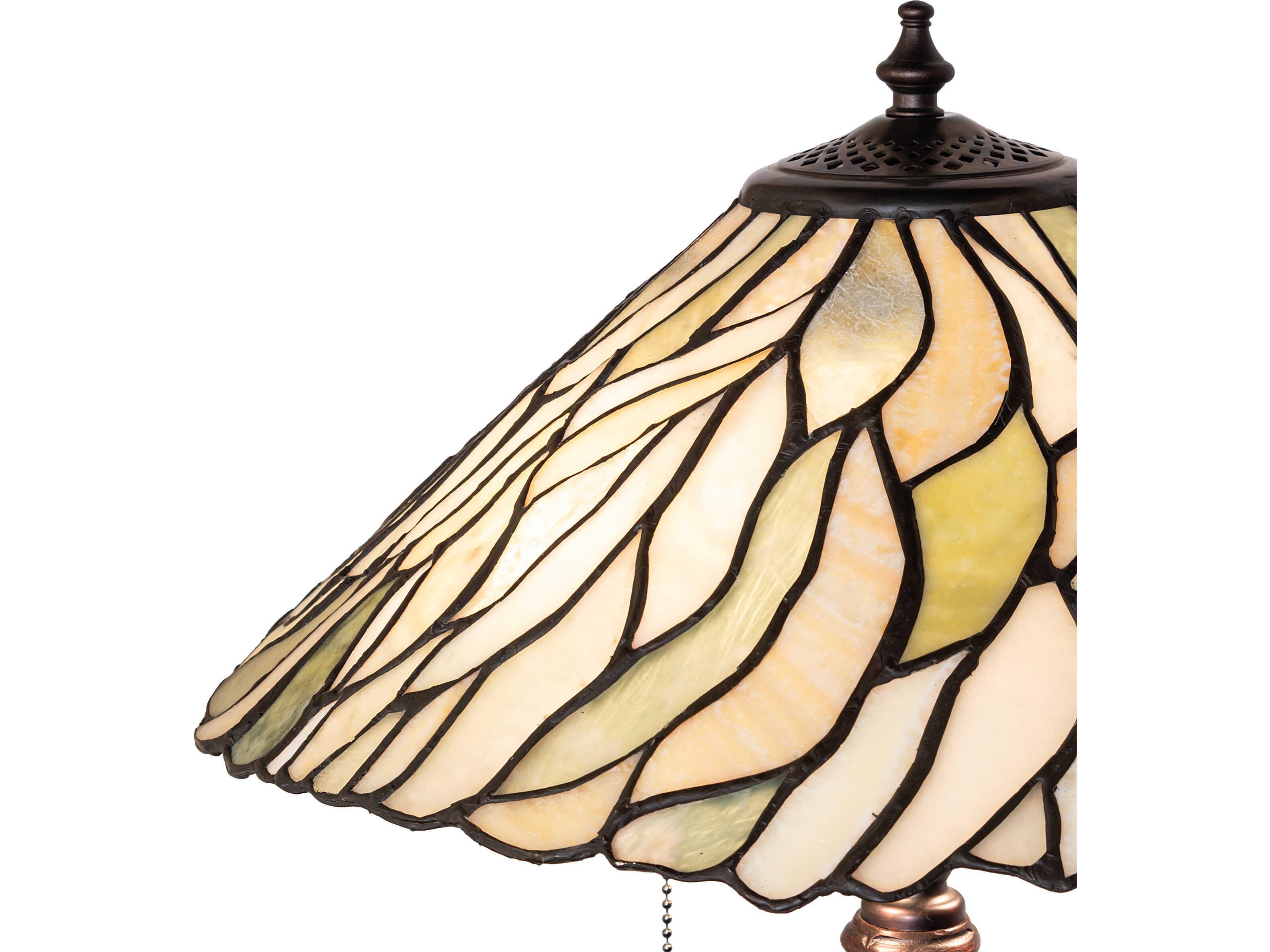 Meyda Willow Brown Traditional Table Lamp