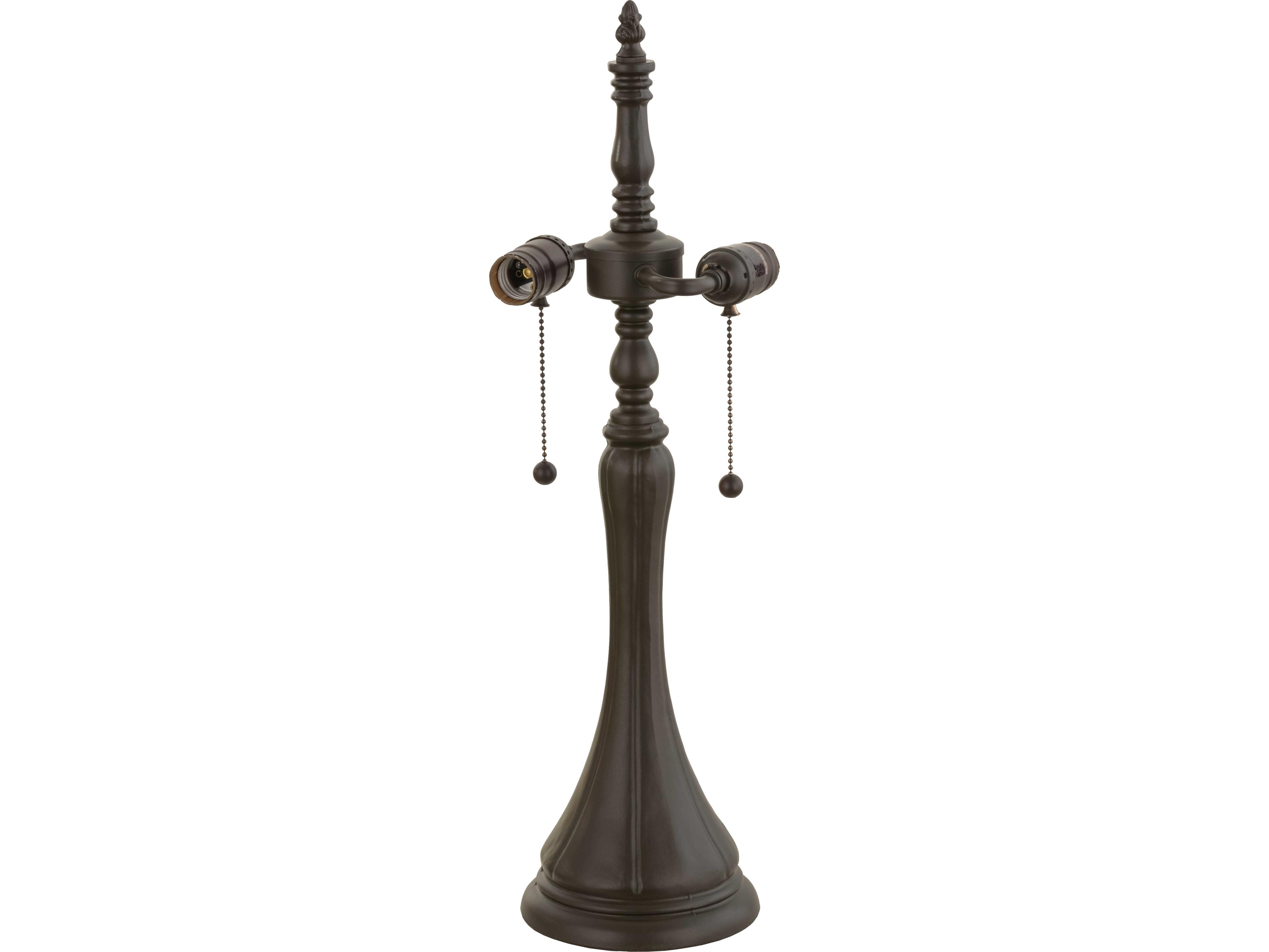 Meyda Willow Brown Traditional Table Lamp