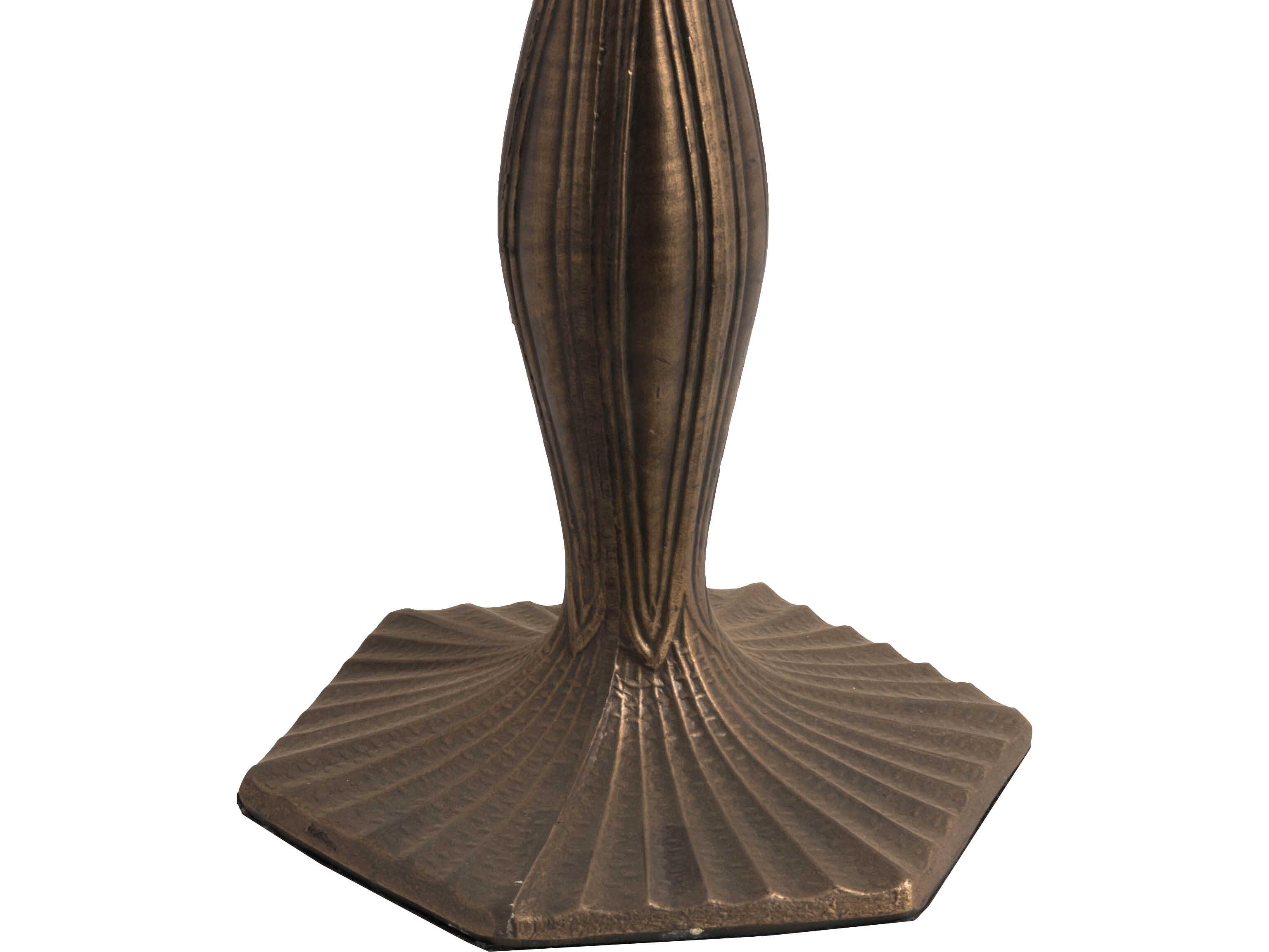 Meyda Deco Mahogany Bronze Table Lamp