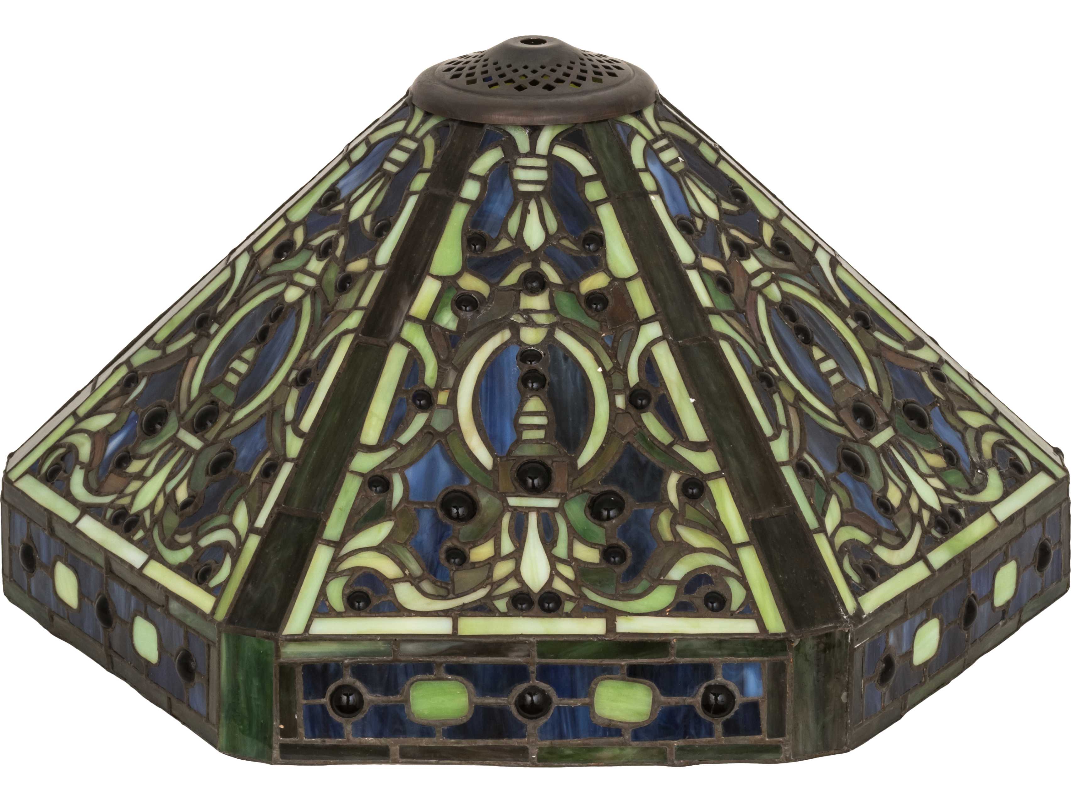 Meyda Tiffany Elizabethan Purple 16" Shade