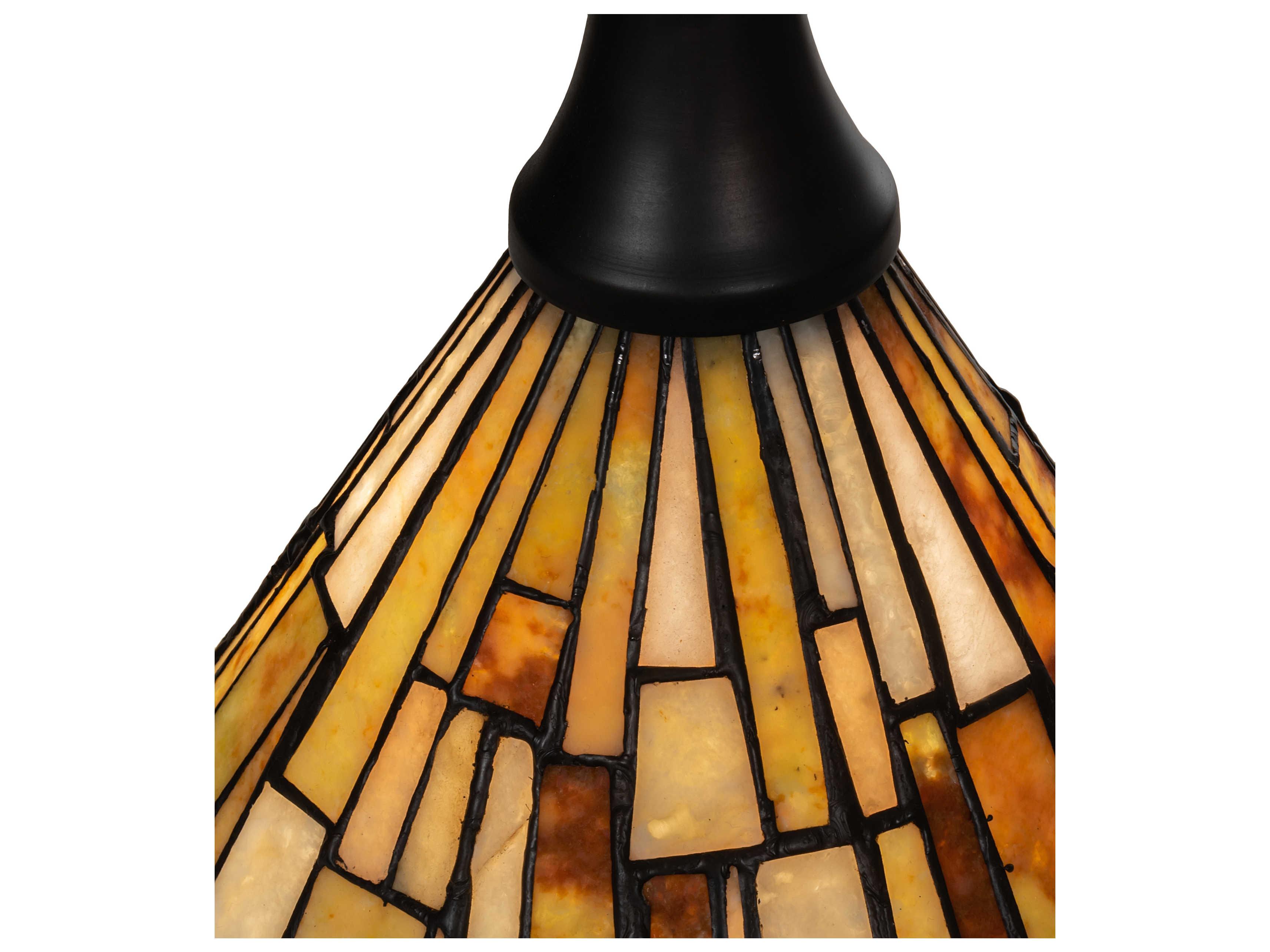 Meyda Delta 1-Light Craftsman Brown Mini Pendant
