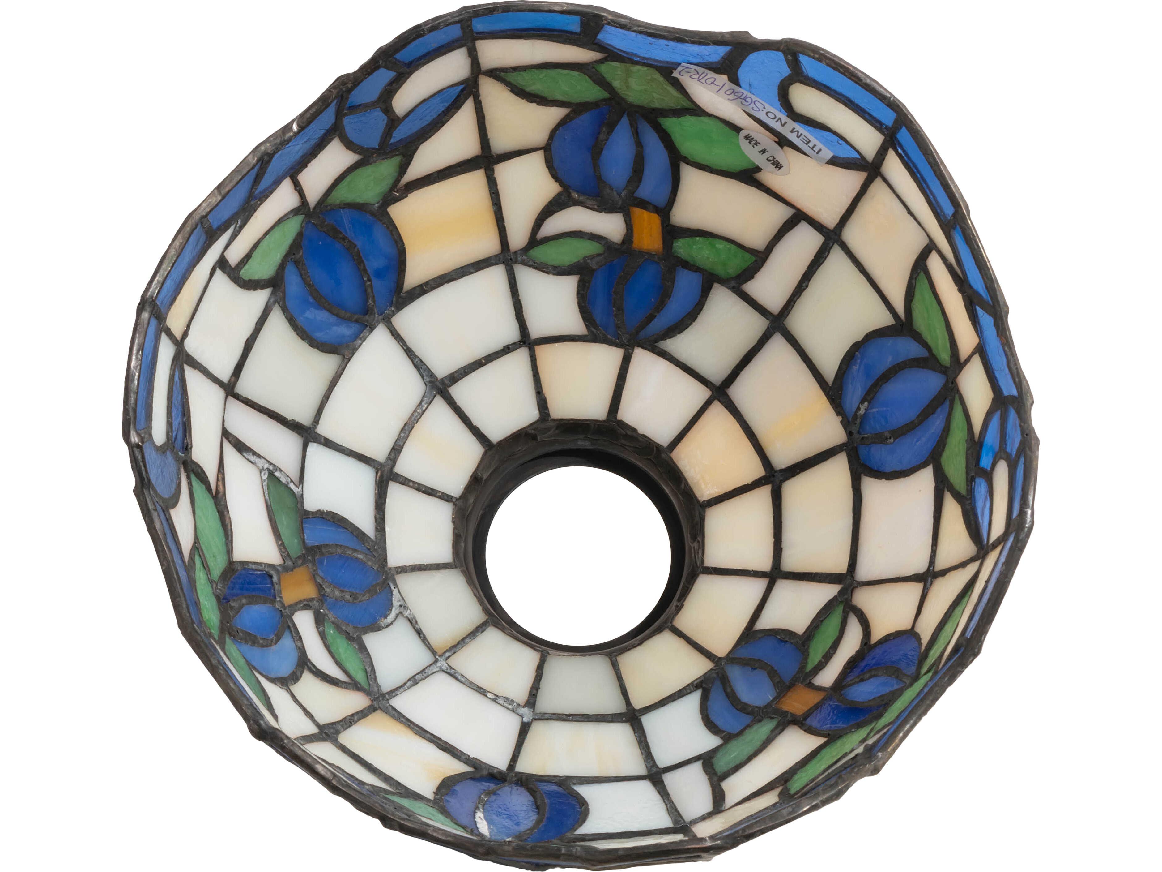Meyda Roseborder Stained Glass