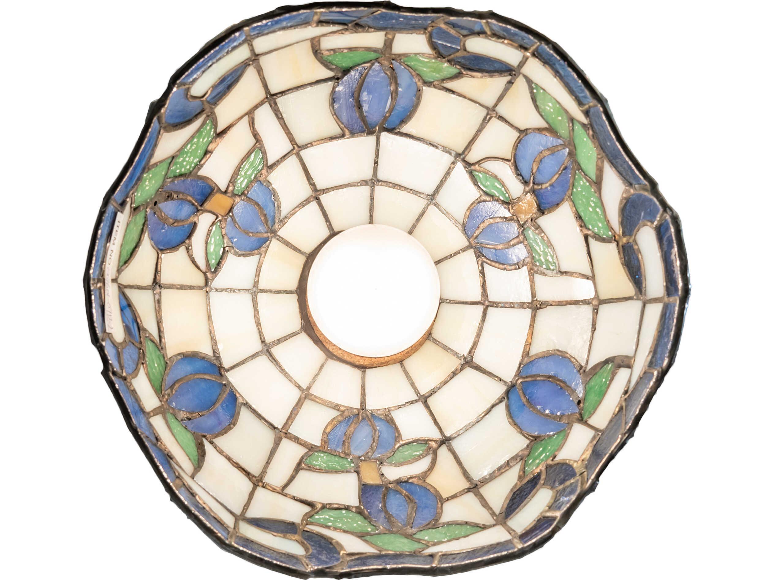 Meyda Roseborder 1-Light Bronze Mini Pendant