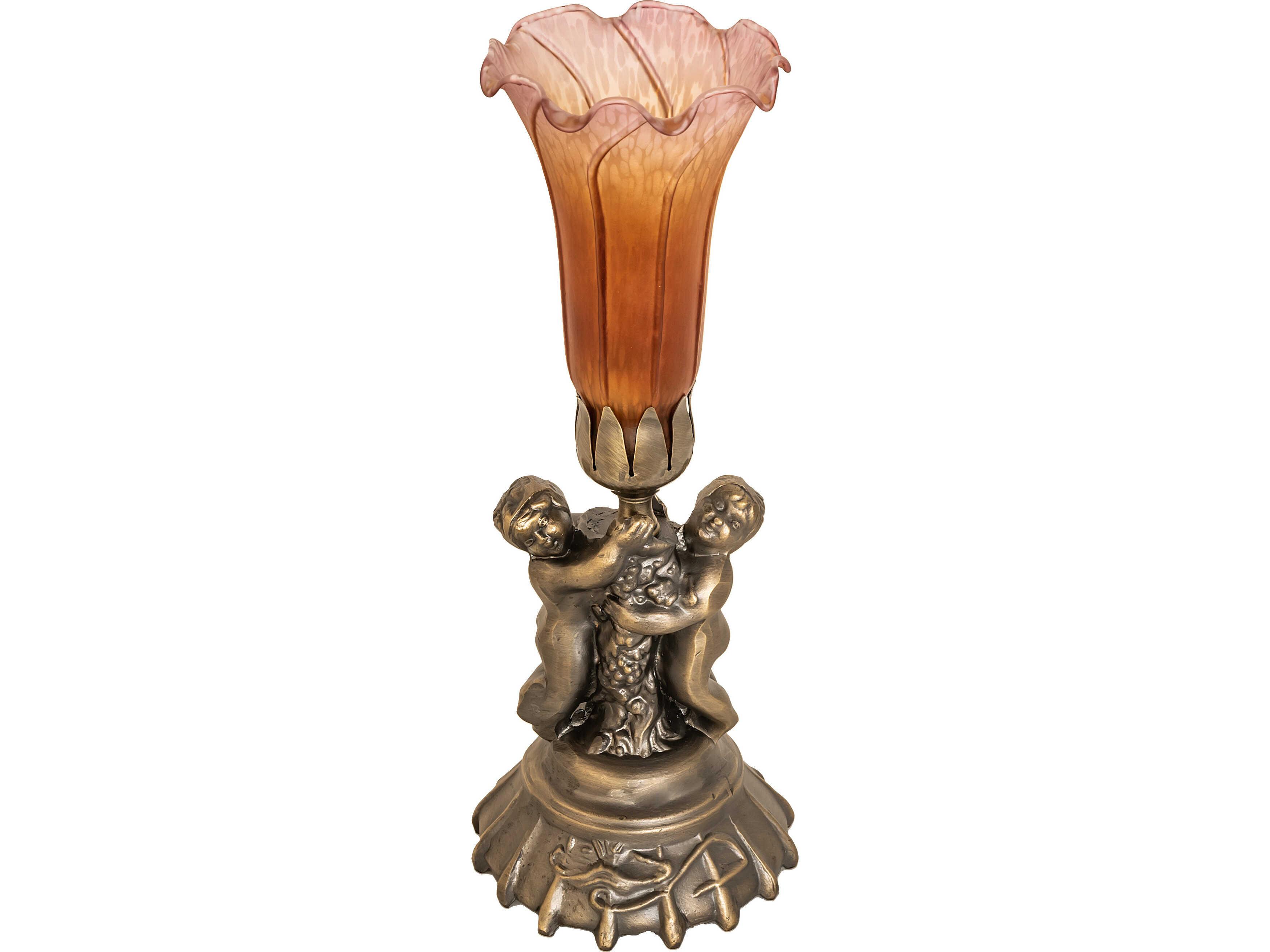 Meyda Amber/purple Amber/Purple Amber purple Traditional Table Lamp