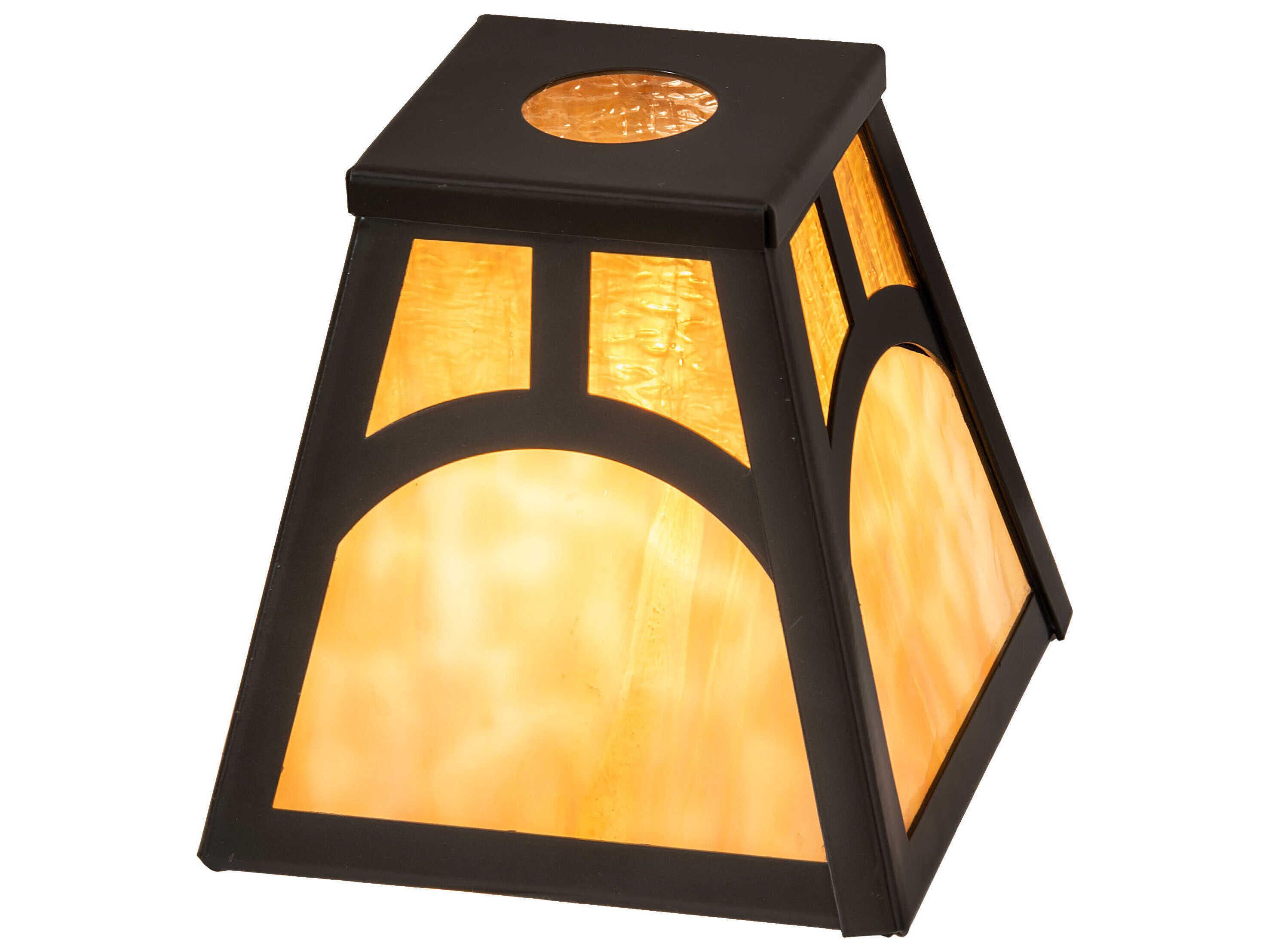 Meyda 9" Mission Hill Top Shade