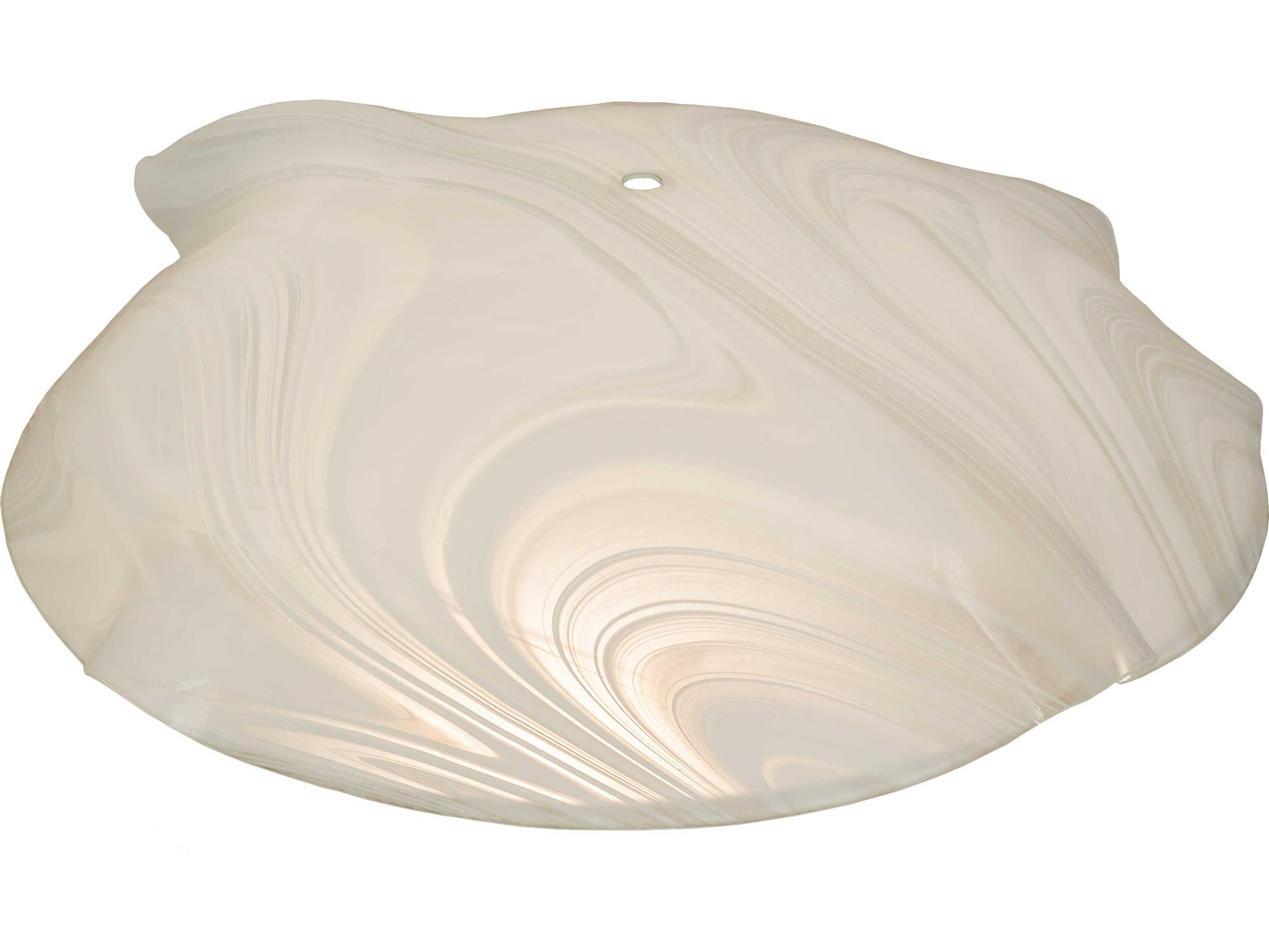 Meyda White 26" Metro Blanco Swirl Shade