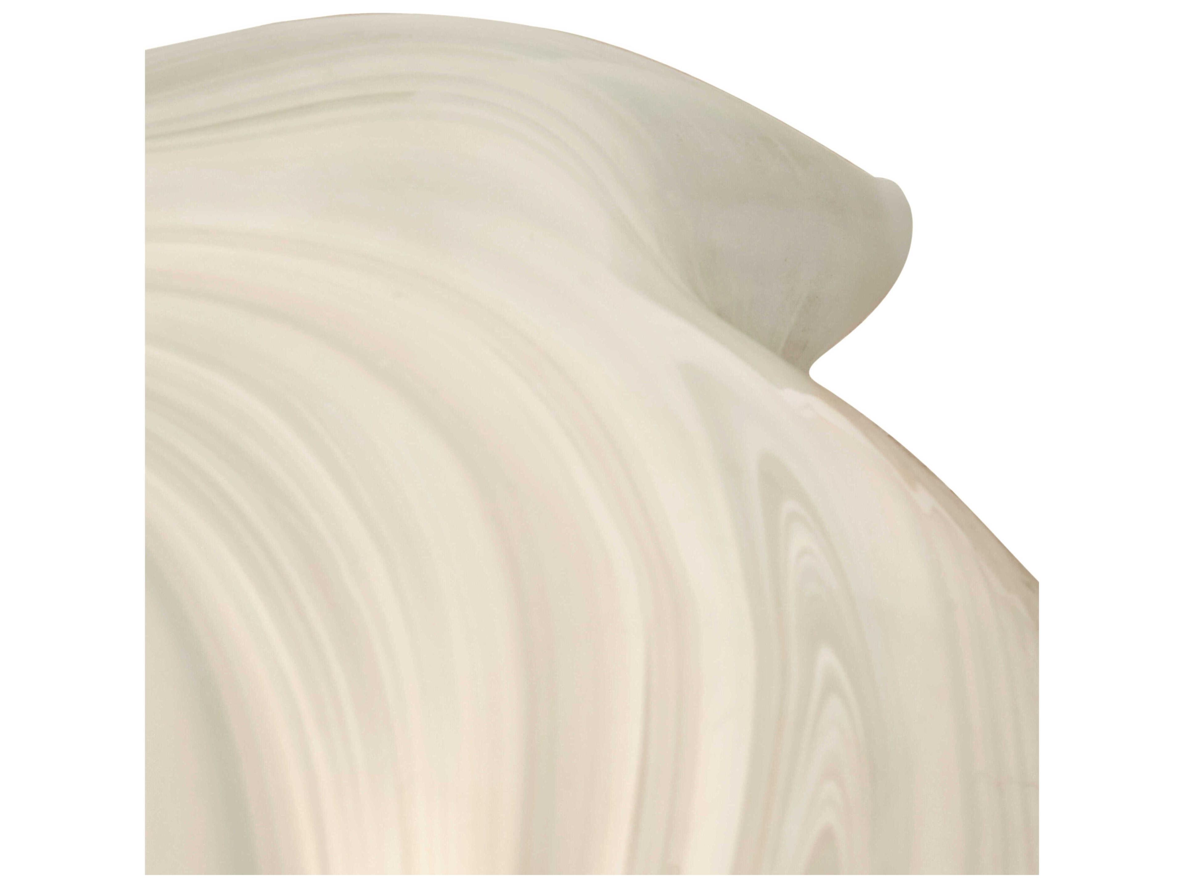 Meyda White 26" Metro Blanco Swirl Shade