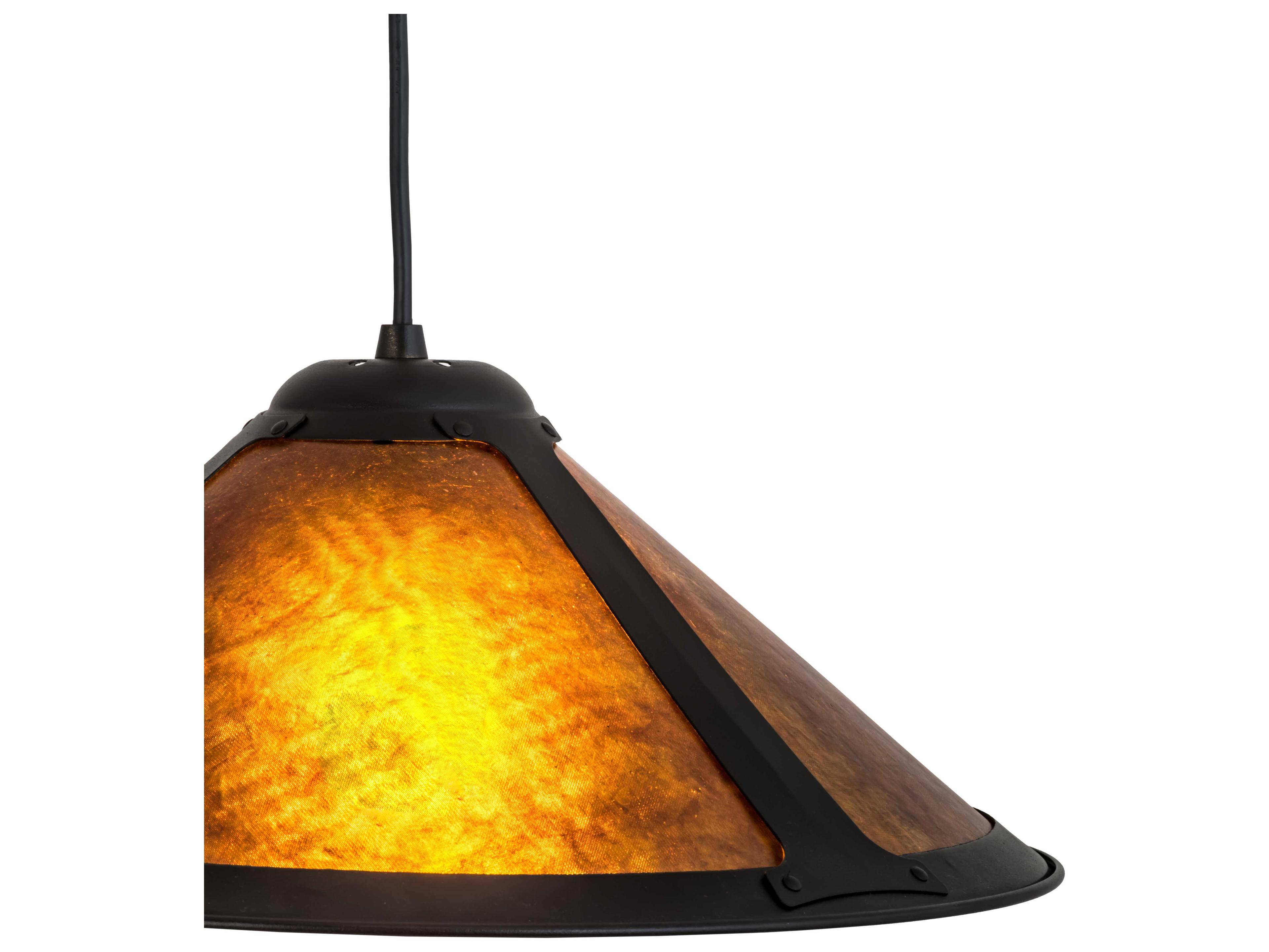Meyda Van Erp Amber Brown Pendant