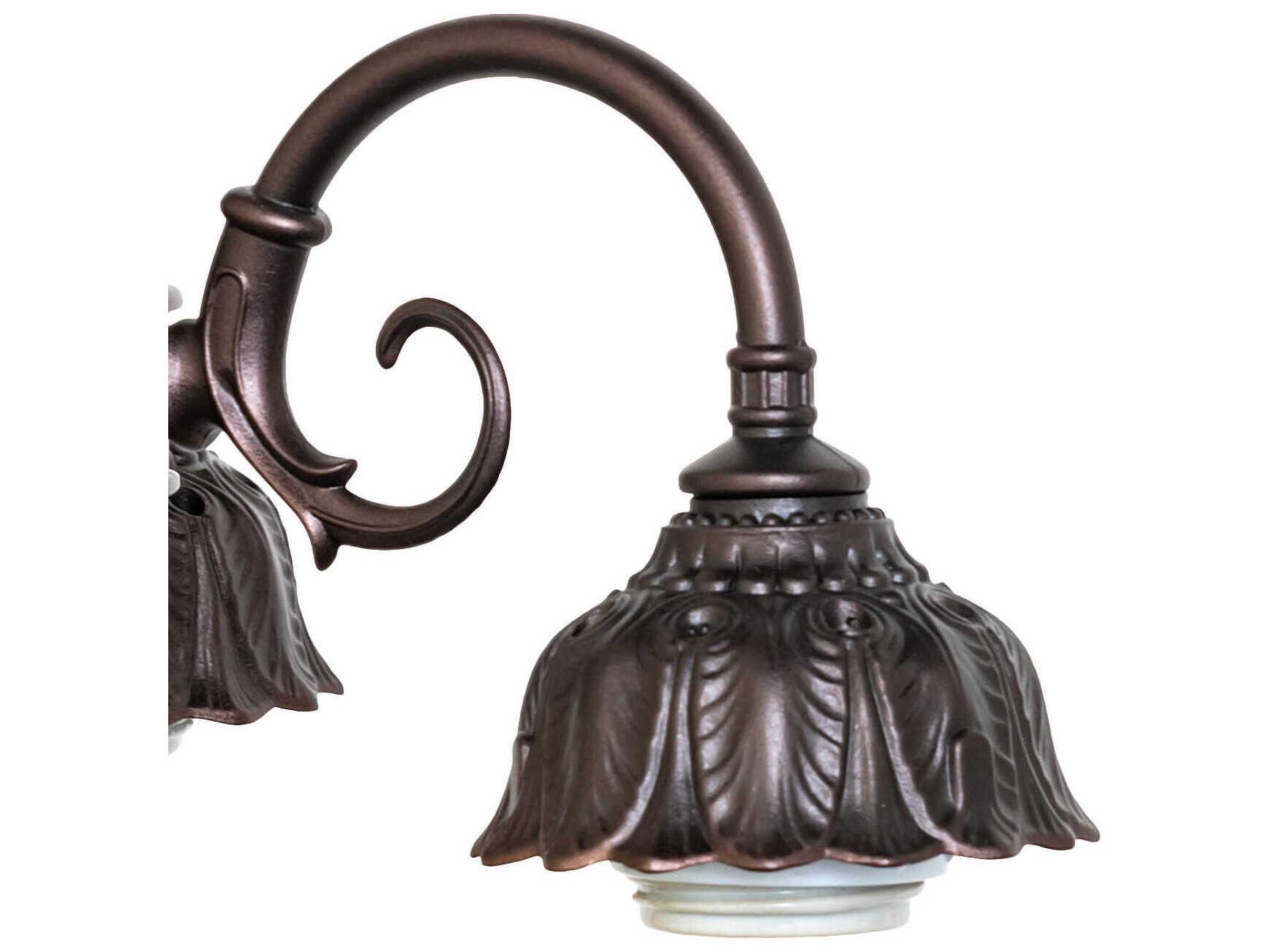 Meyda Victorian 3-Light Mahogany Bronze Traditional Chandelier