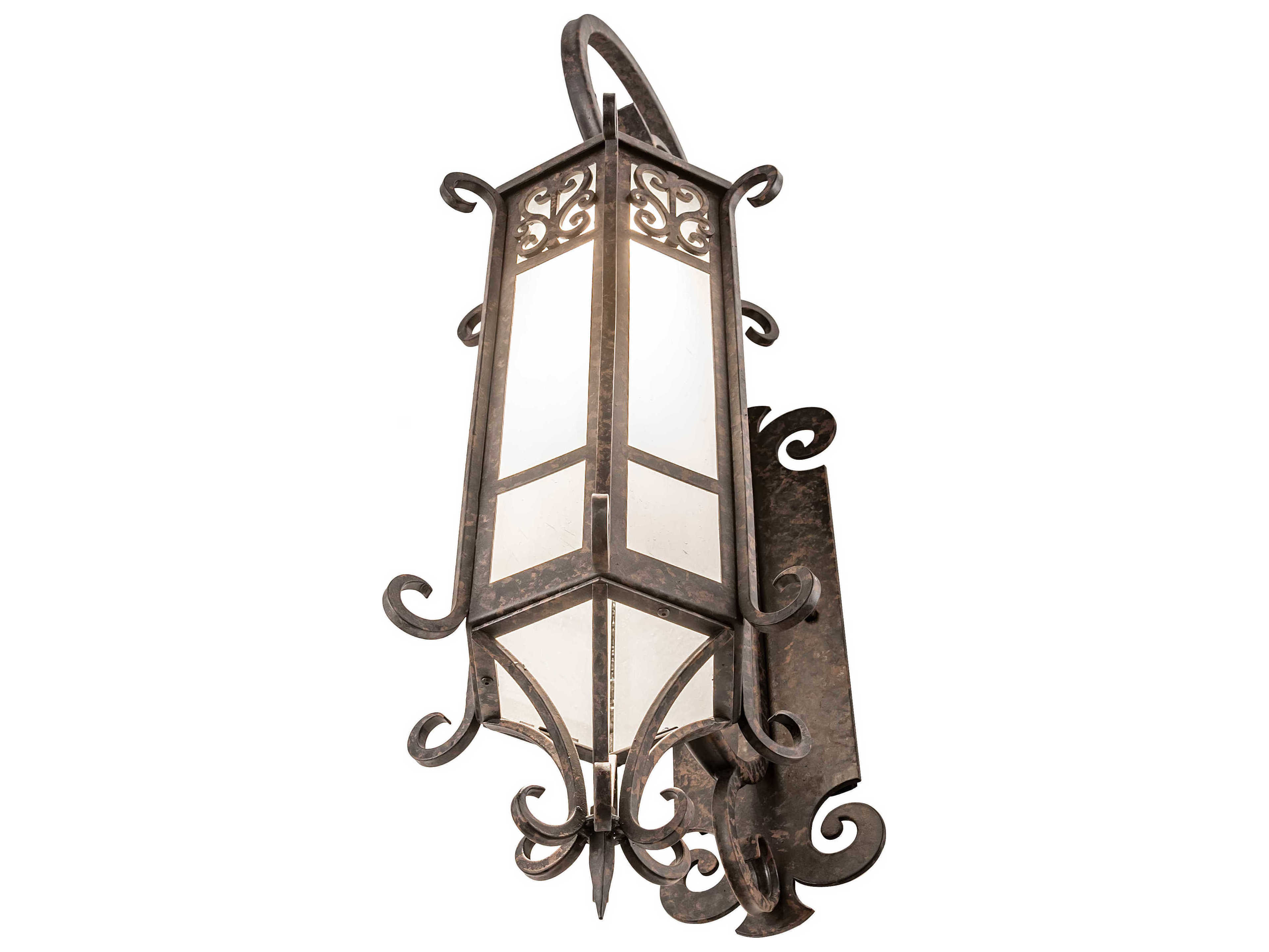 Meyda Caprice 1 - Light Glass Outdoor Wall Light