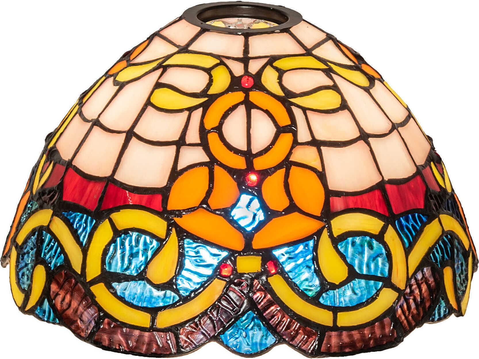 Meyda Pink / Blue 10" Saturday Morning Shade